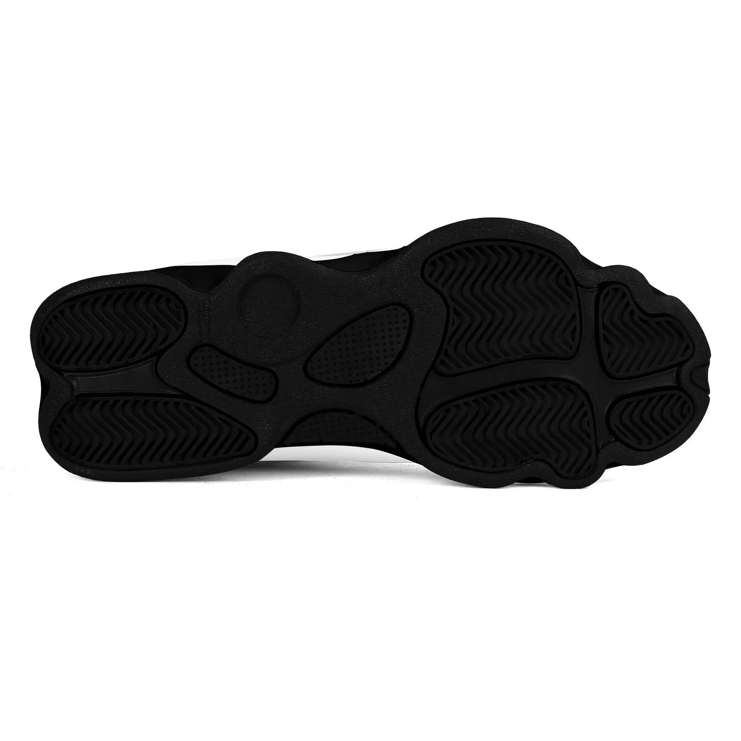 Hardcore Hiphop - Skulls Collage - Leather Basketball Sneakers - NECRO SUPER STORE