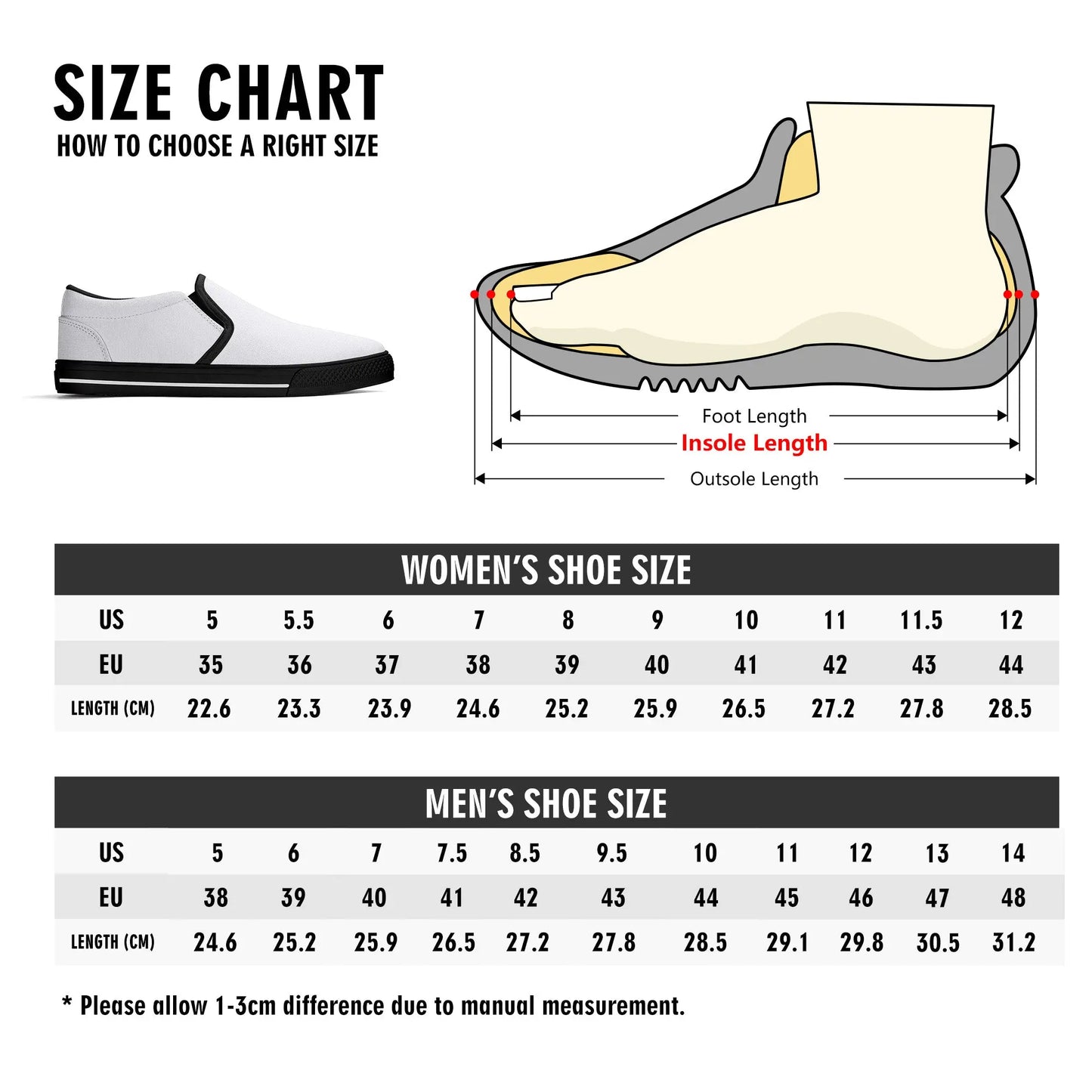 Necro - Christmas Design - OG N Symbol - Rubber Slip On Shoes popcustoms