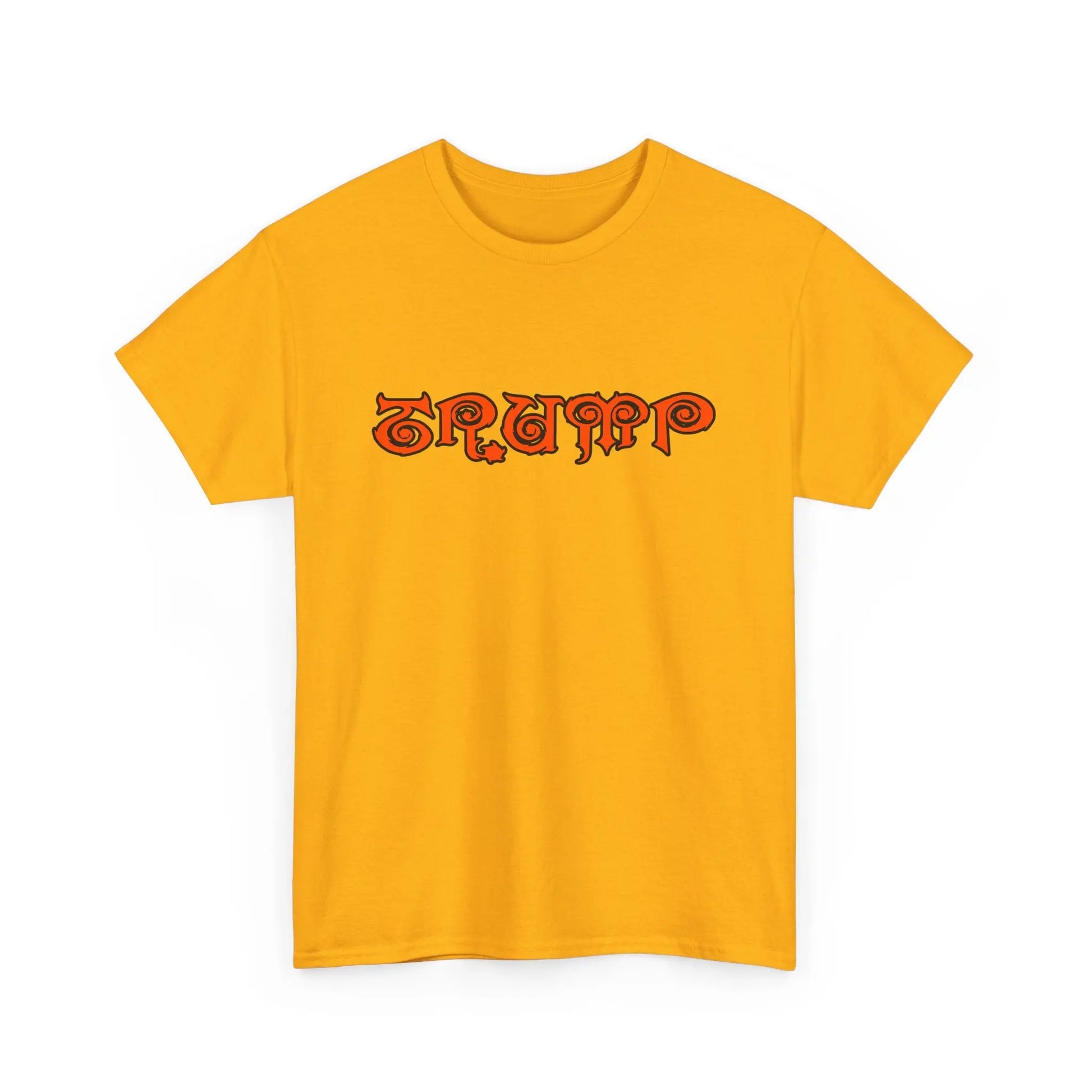 Trump - Necro Gothic Logo - Different Colors - Heavy Cotton Tee - Gilden 5000 Printify