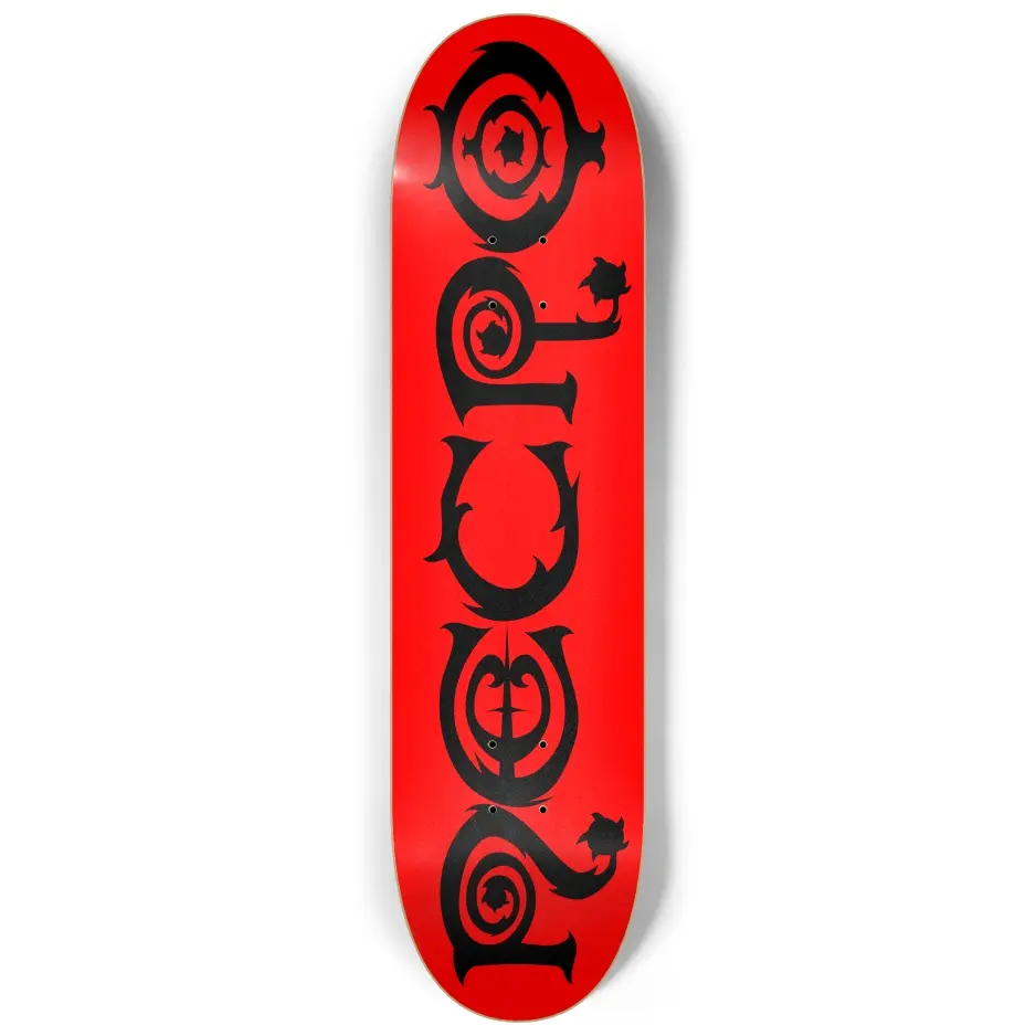 Necro - Blk Gothic Logo - Skateboard NECRO SUPER STORE