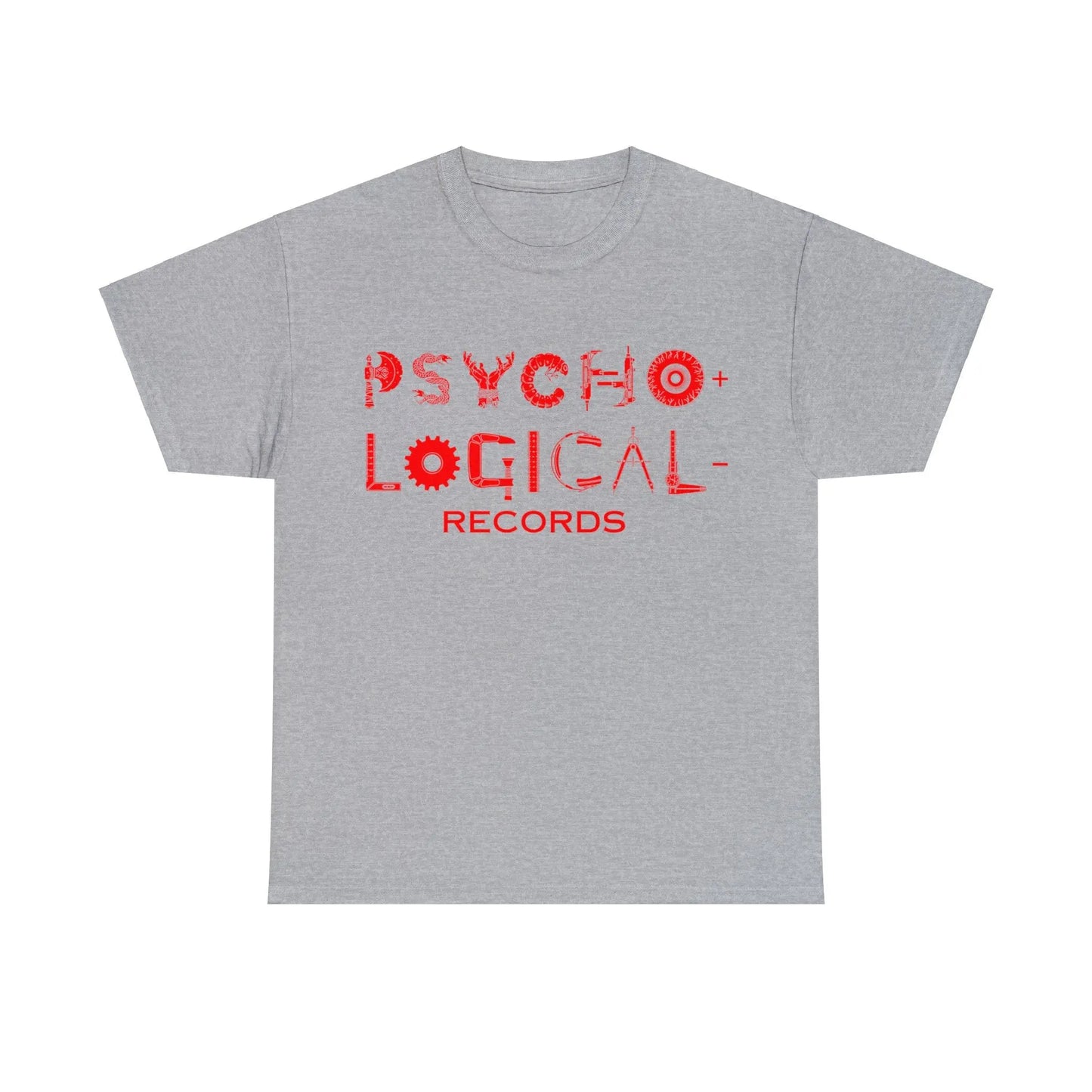Necro - Red OG PLR Logo - Heavy Cotton Tee - Gilden 5000 - NECRO SUPER STORE