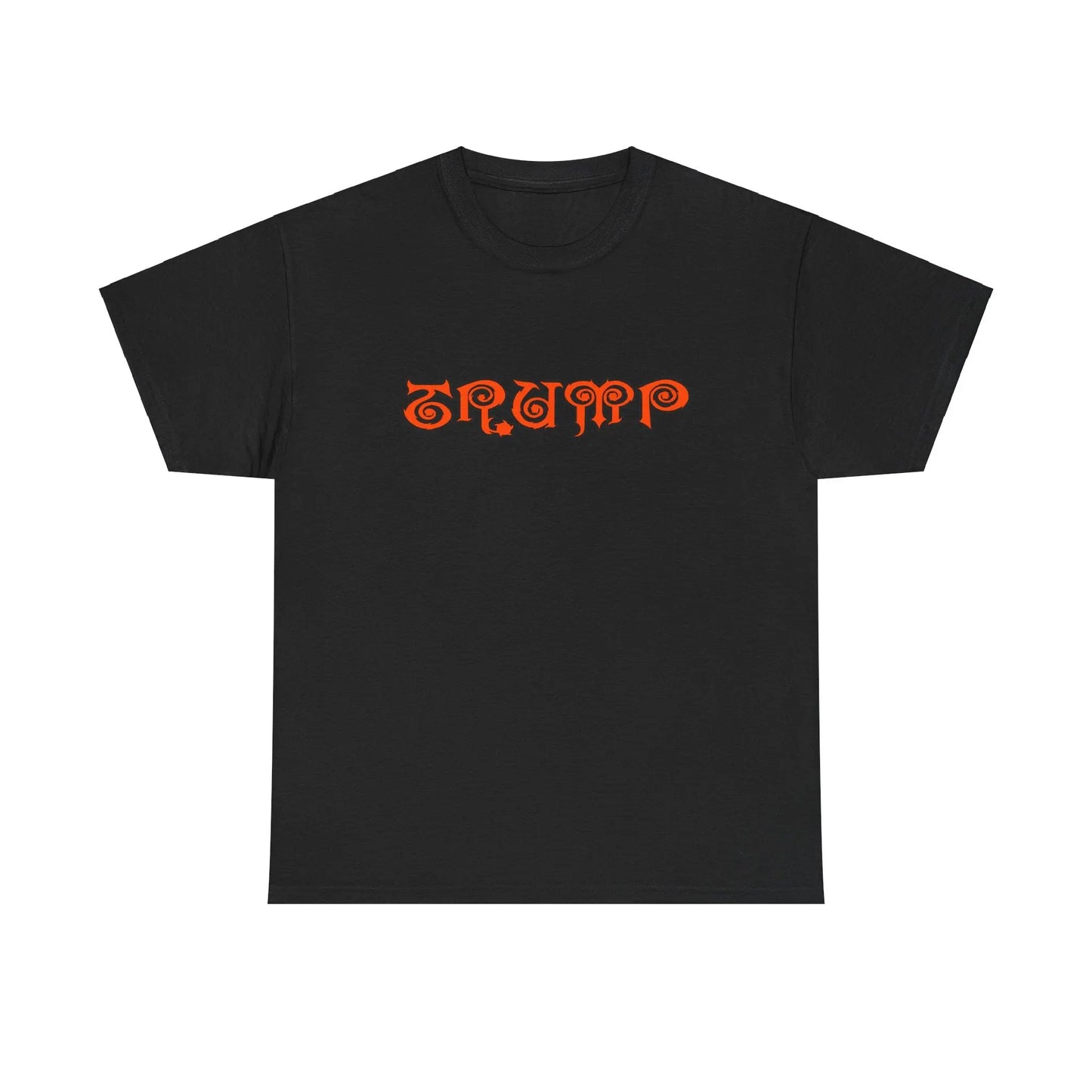 Trump - Necro Gothic Logo - Different Colors - Heavy Cotton Tee - Gilden 5000 Printify