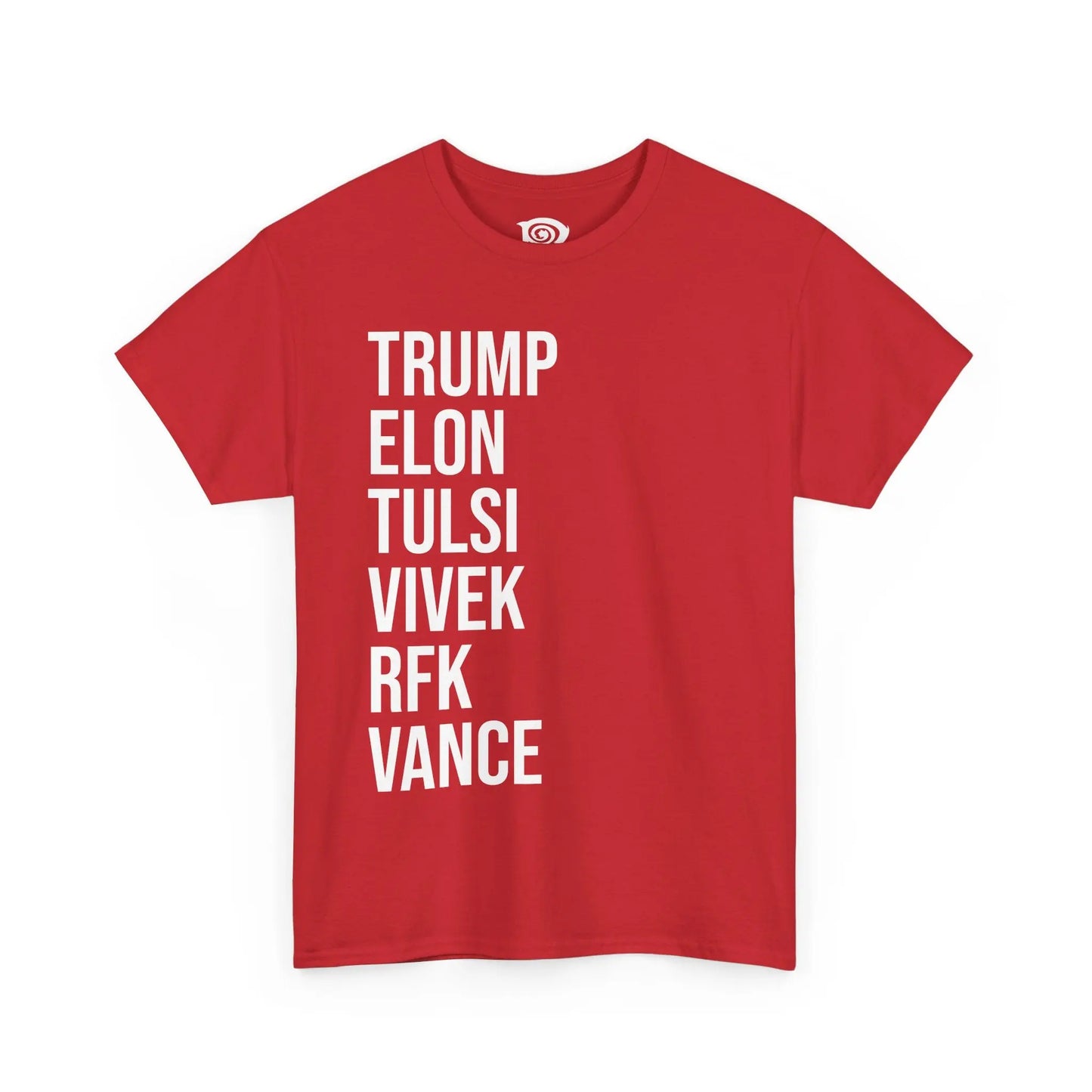 TRUMP - ELON - TULSI - VIVEK - RFK - VANCE - Heavy Cotton Tee - Gilden 5000 Printify