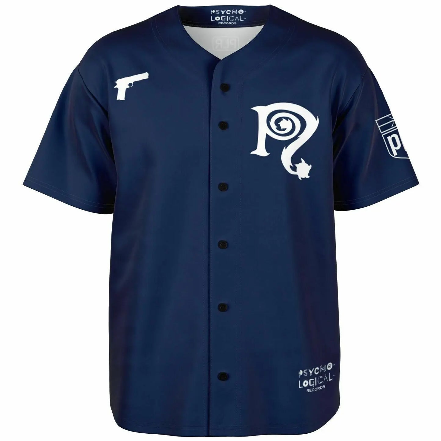 Necro - Baseball Jersey (Midnight Blue Yankees Colors) NECRO SUPER STORE