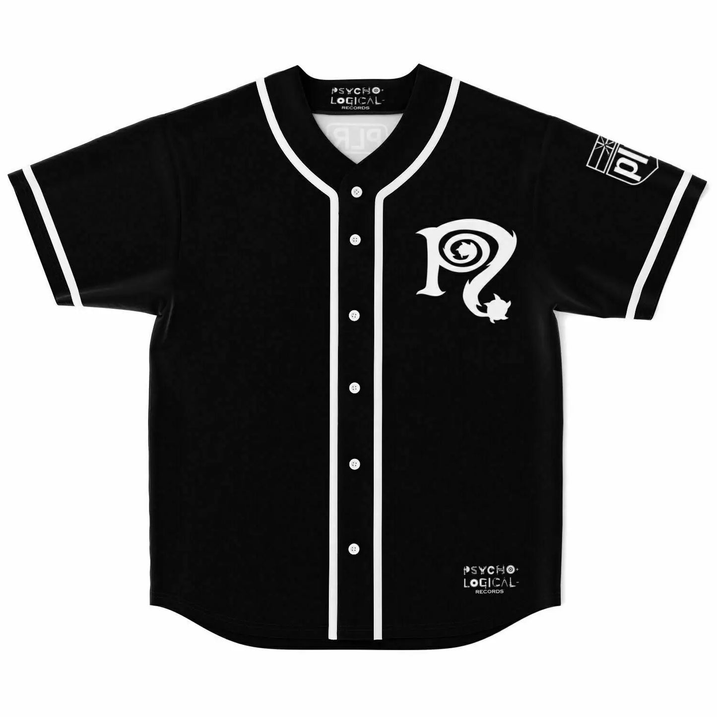 Necro - Blk/Wht Baseball Jersey NECRO SUPER STORE