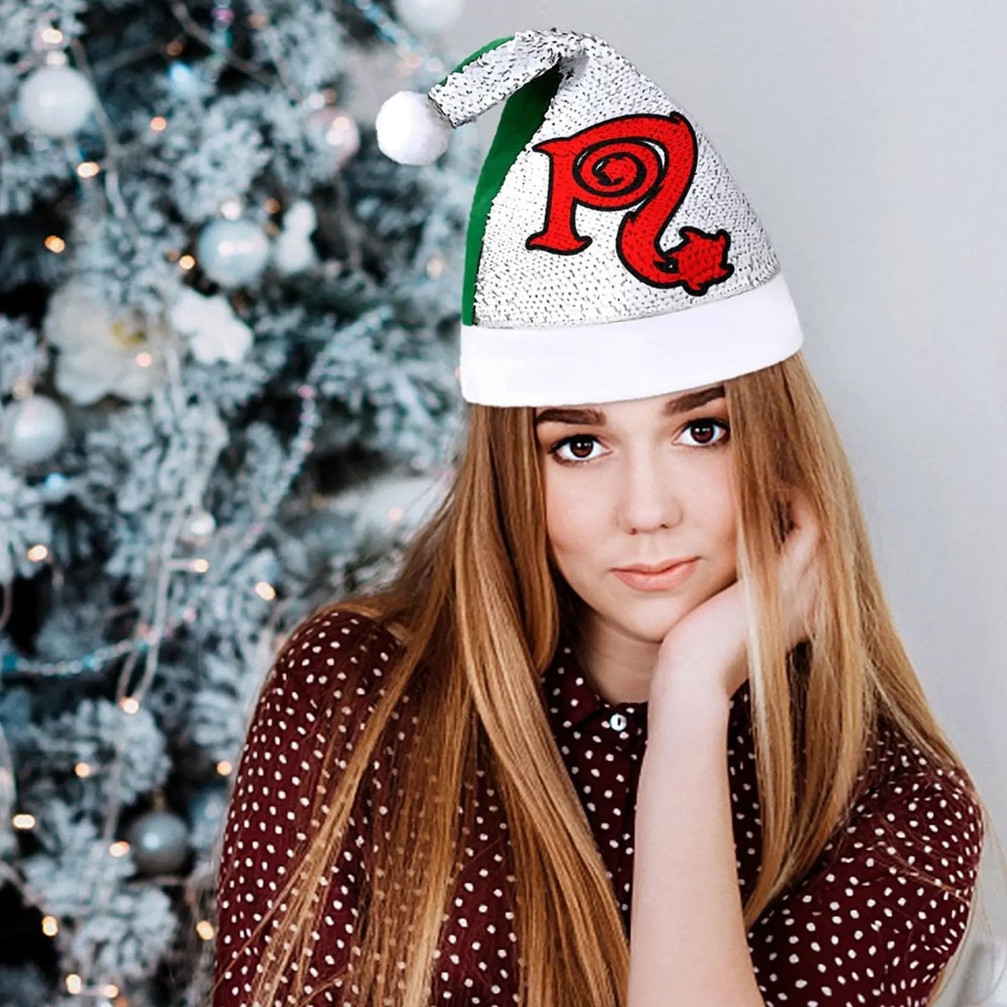 Christmas Sequin Hat Christmas hat Interestprint