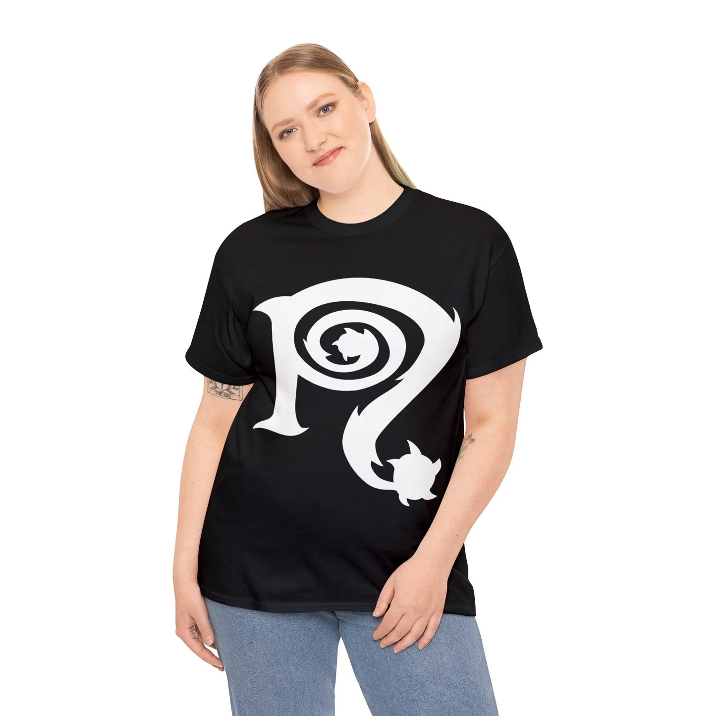 Necro - White N Symbol - Heavy Cotton Tee - Gilden 5000 - NECRO SUPER STORE