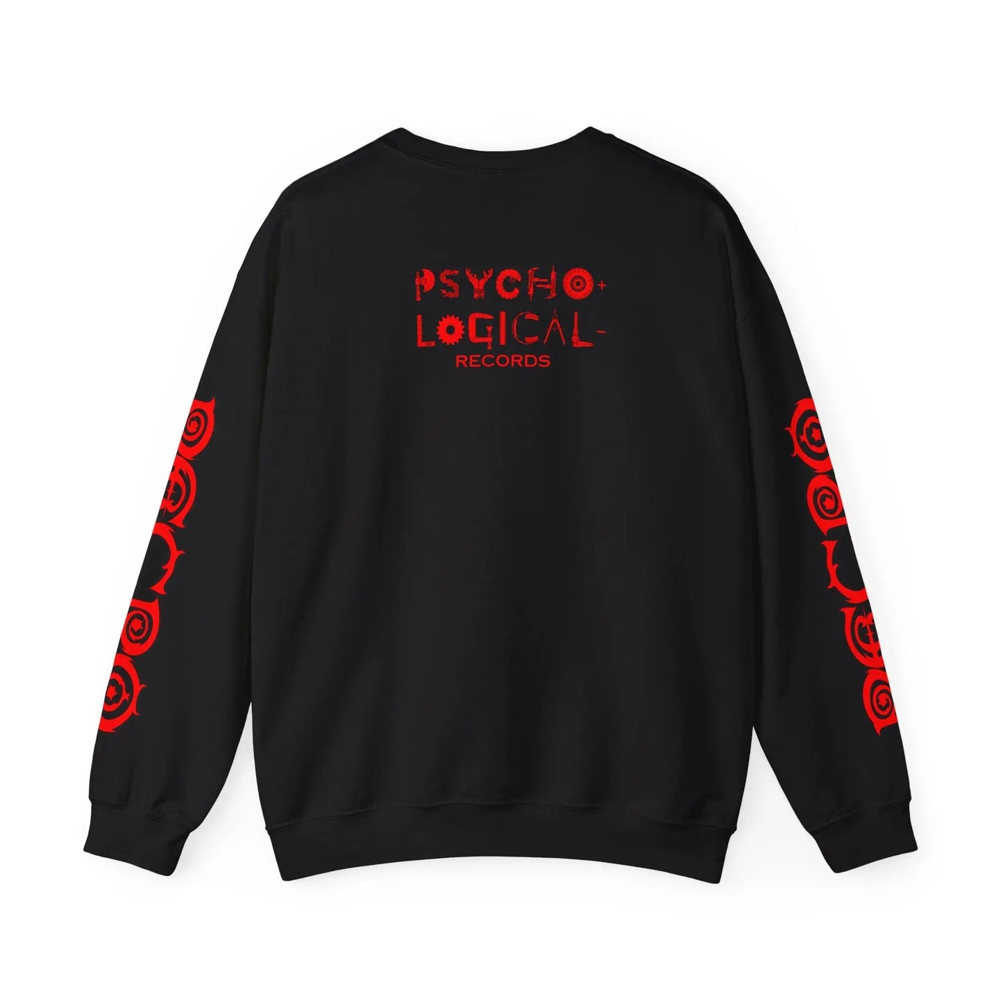 Necro - Red N Symbol - Black Heavy Blend Crewneck Sweatshirt NECRO SUPER STORE