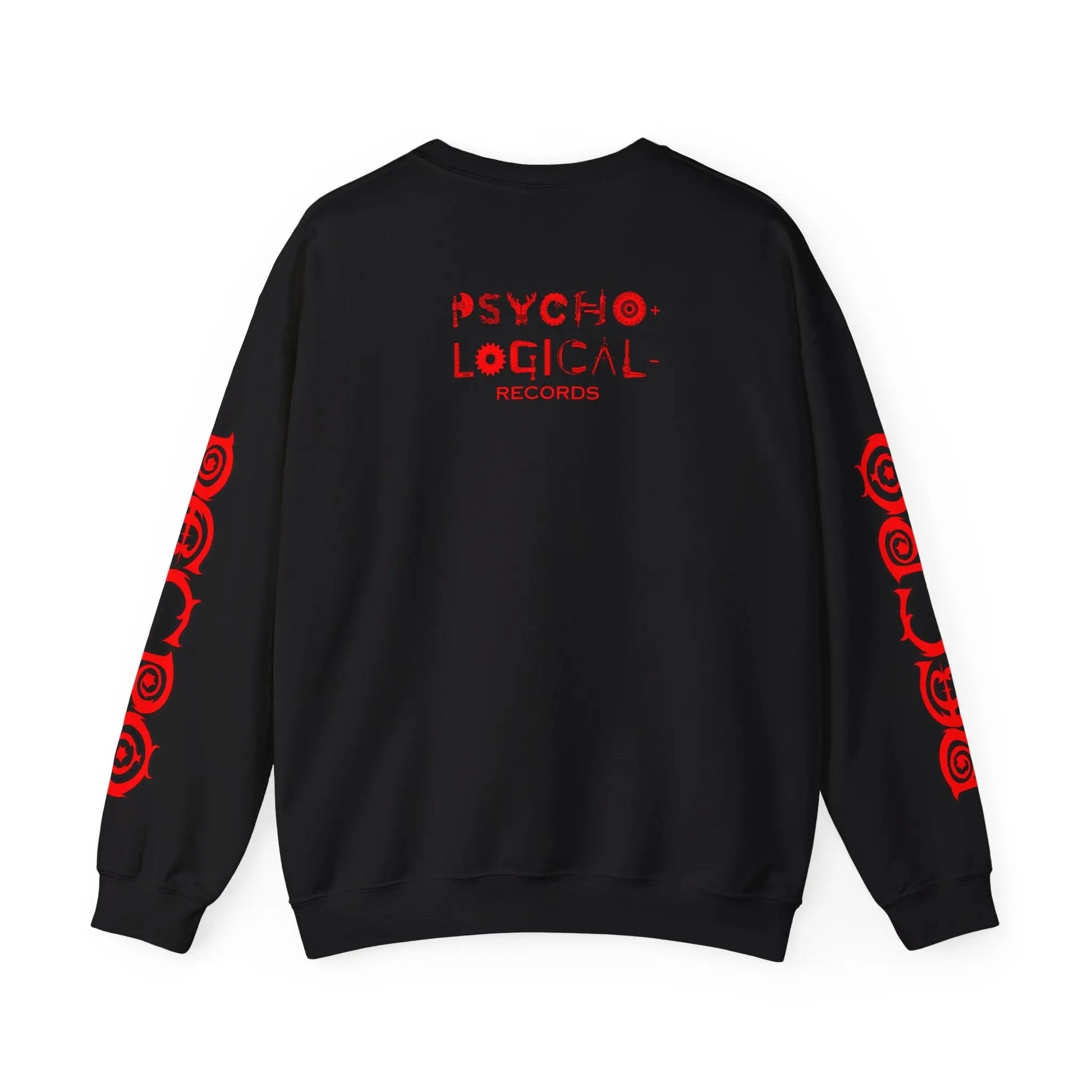 Necro - Red N Symbol - Black Heavy Blend Crewneck Sweatshirt NECRO SUPER STORE