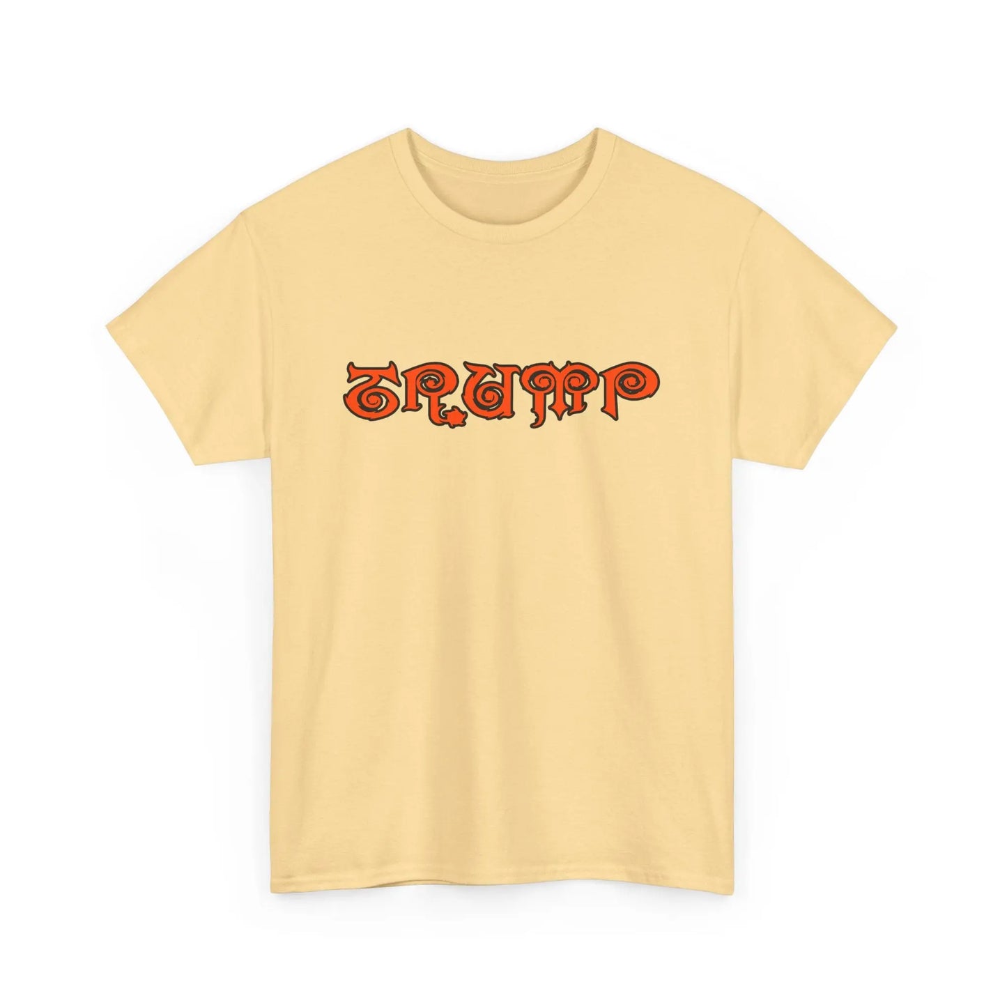 Trump - Necro Gothic Logo - Different Colors - Heavy Cotton Tee - Gilden 5000 Printify