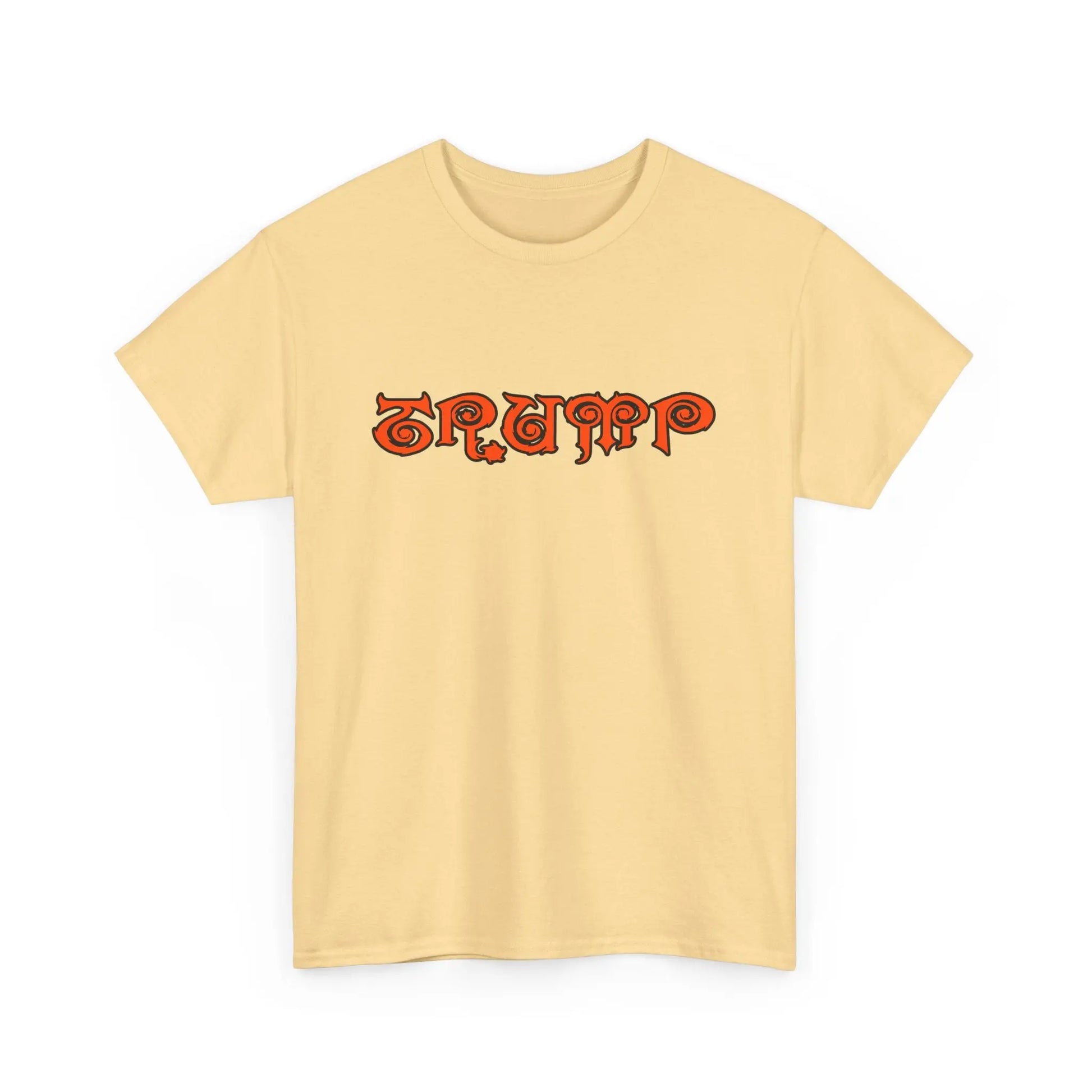 Trump - Necro Gothic Logo - Different Colors - Heavy Cotton Tee - Gilden 5000 Printify
