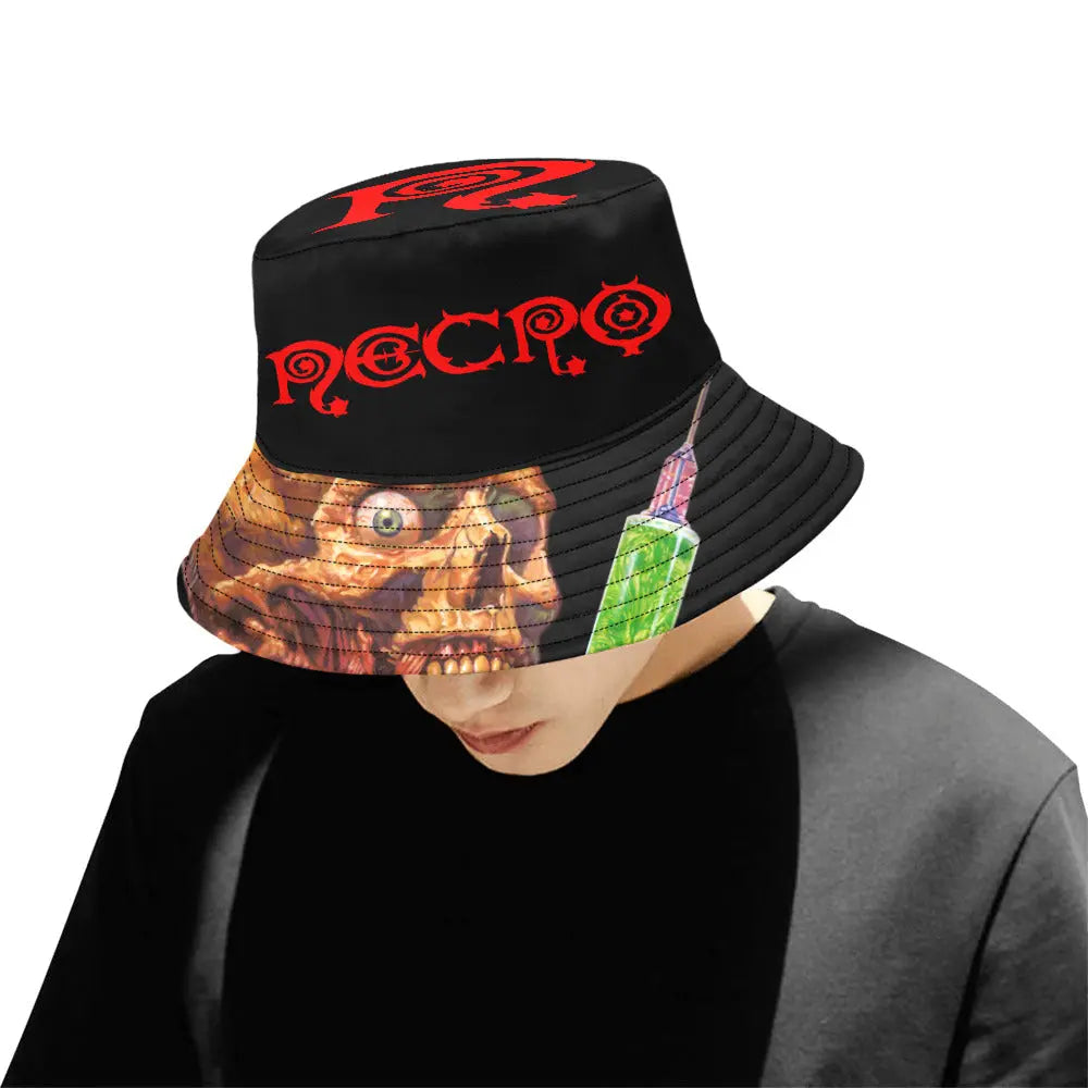 Necro - The Pre-Fix For Death - Men's All Over Print Bucket Hat NECRO SUPER STORE