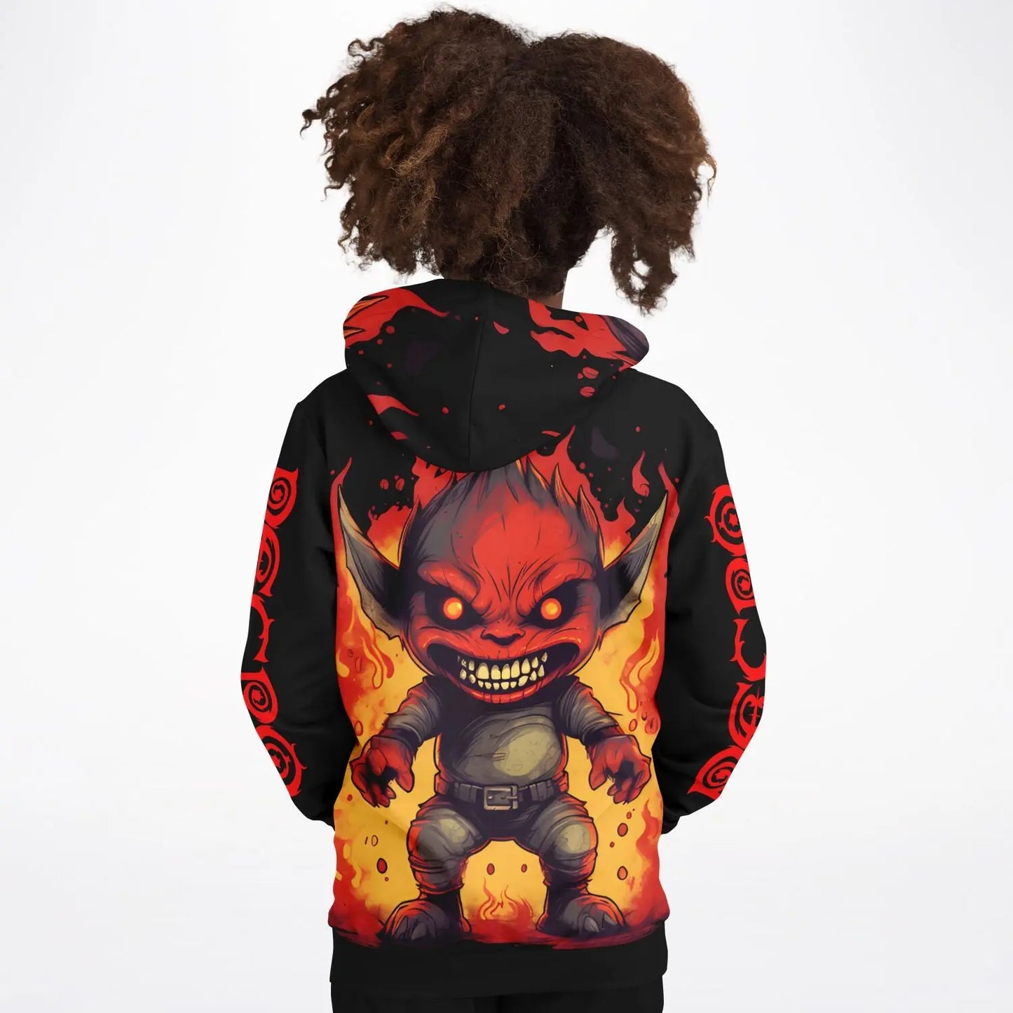 Necro - Little Demon - Athletic Kids Hoodie NECRO SUPER STORE