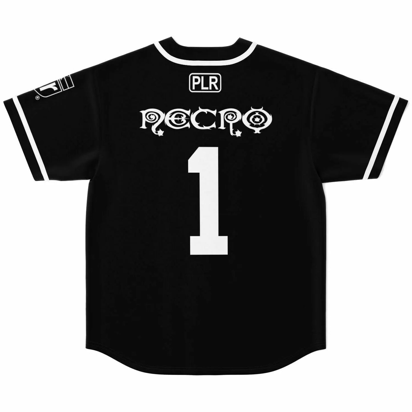 Necro - Blk/Wht Baseball Jersey NECRO SUPER STORE