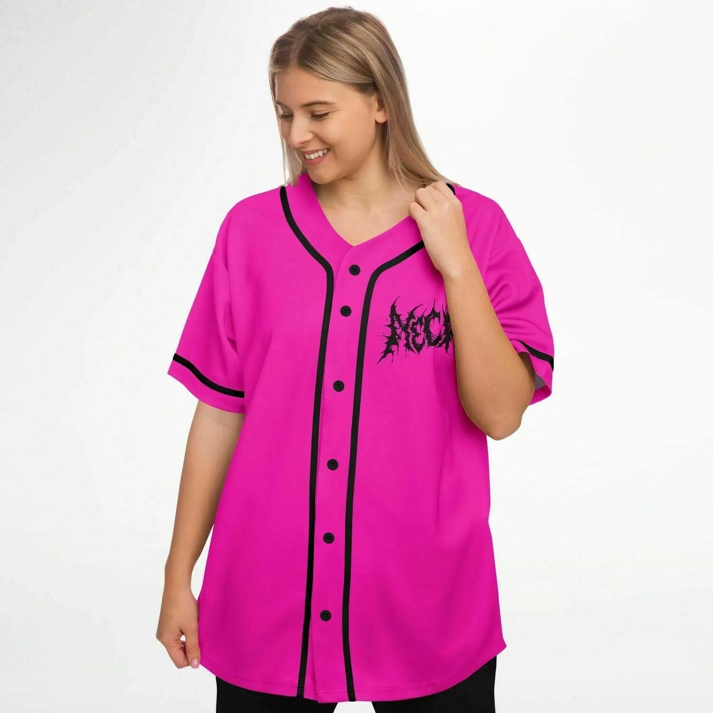 Necro - Death Metal Logo - Baseball Jersey NECRO SUPER STORE