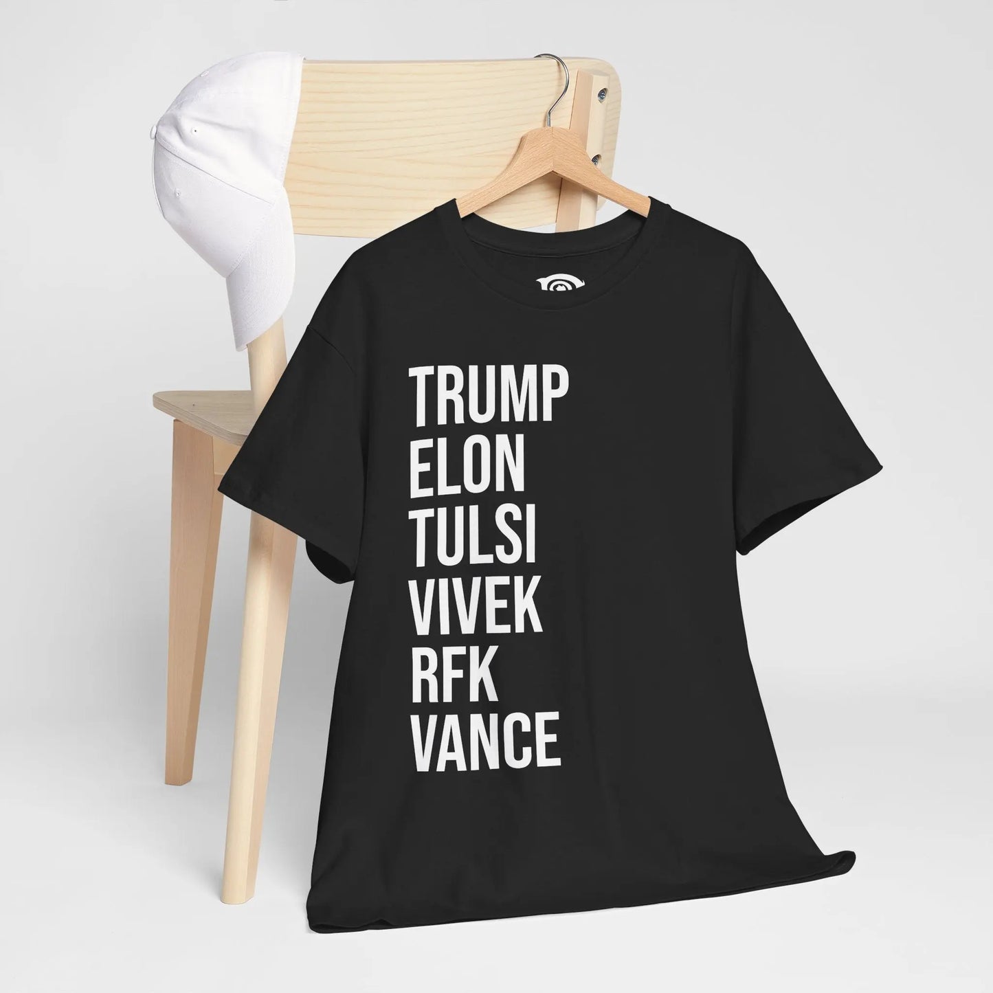 TRUMP - ELON - TULSI - VIVEK - RFK - VANCE - Heavy Cotton Tee - Gilden 5000 Printify