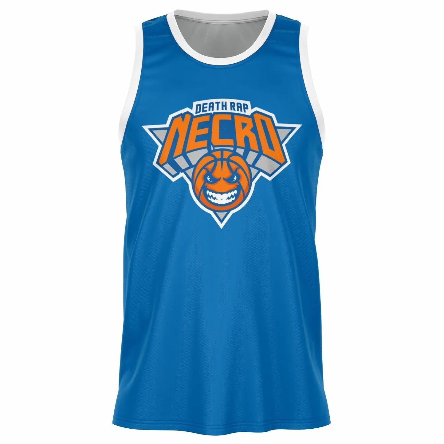 Necro - Knicks Colors - Basketball Jersey NECRO SUPER STORE