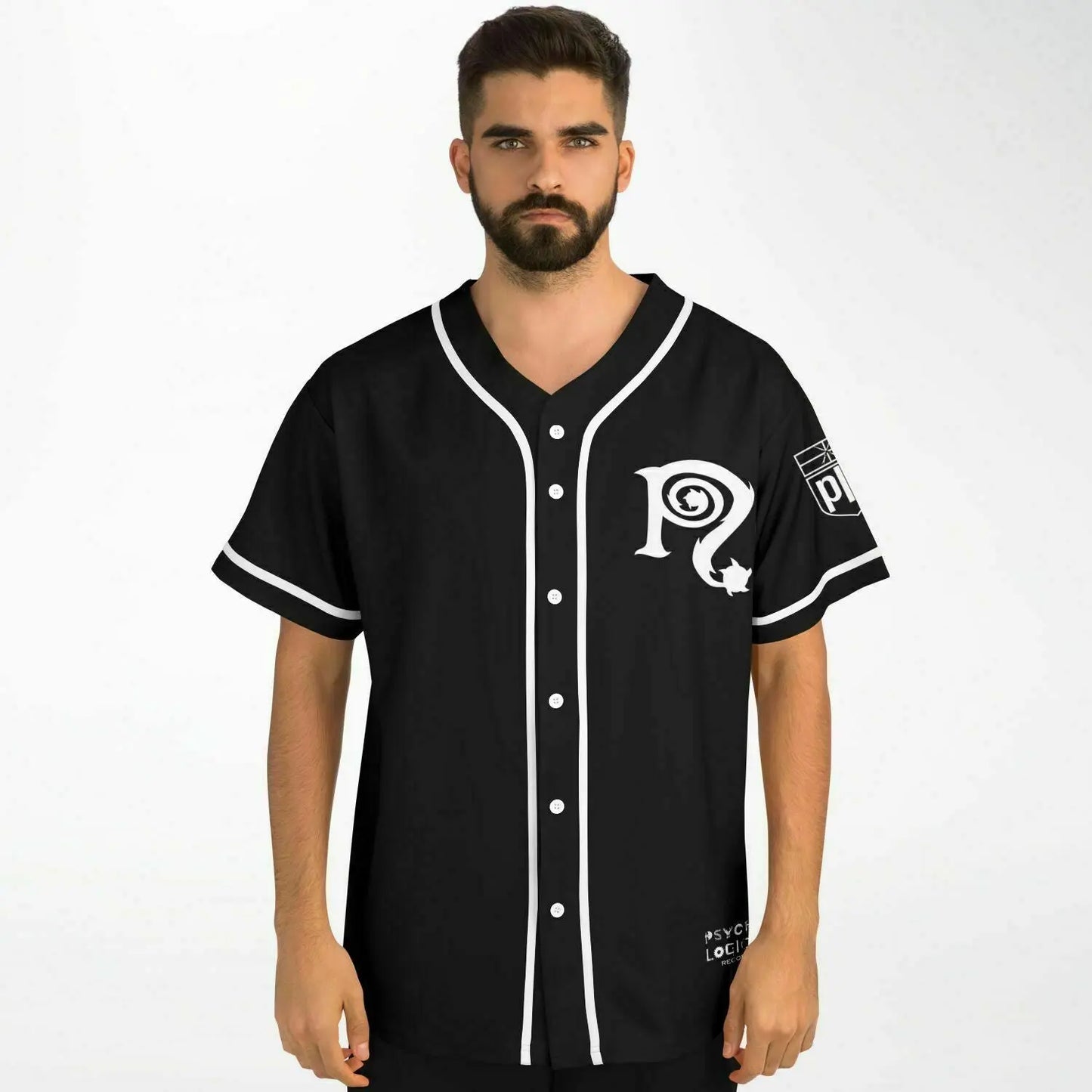 Necro - Blk/Wht Baseball Jersey NECRO SUPER STORE