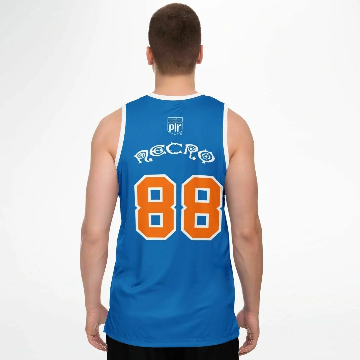 Necro - Knicks Colors - Basketball Jersey NECRO SUPER STORE