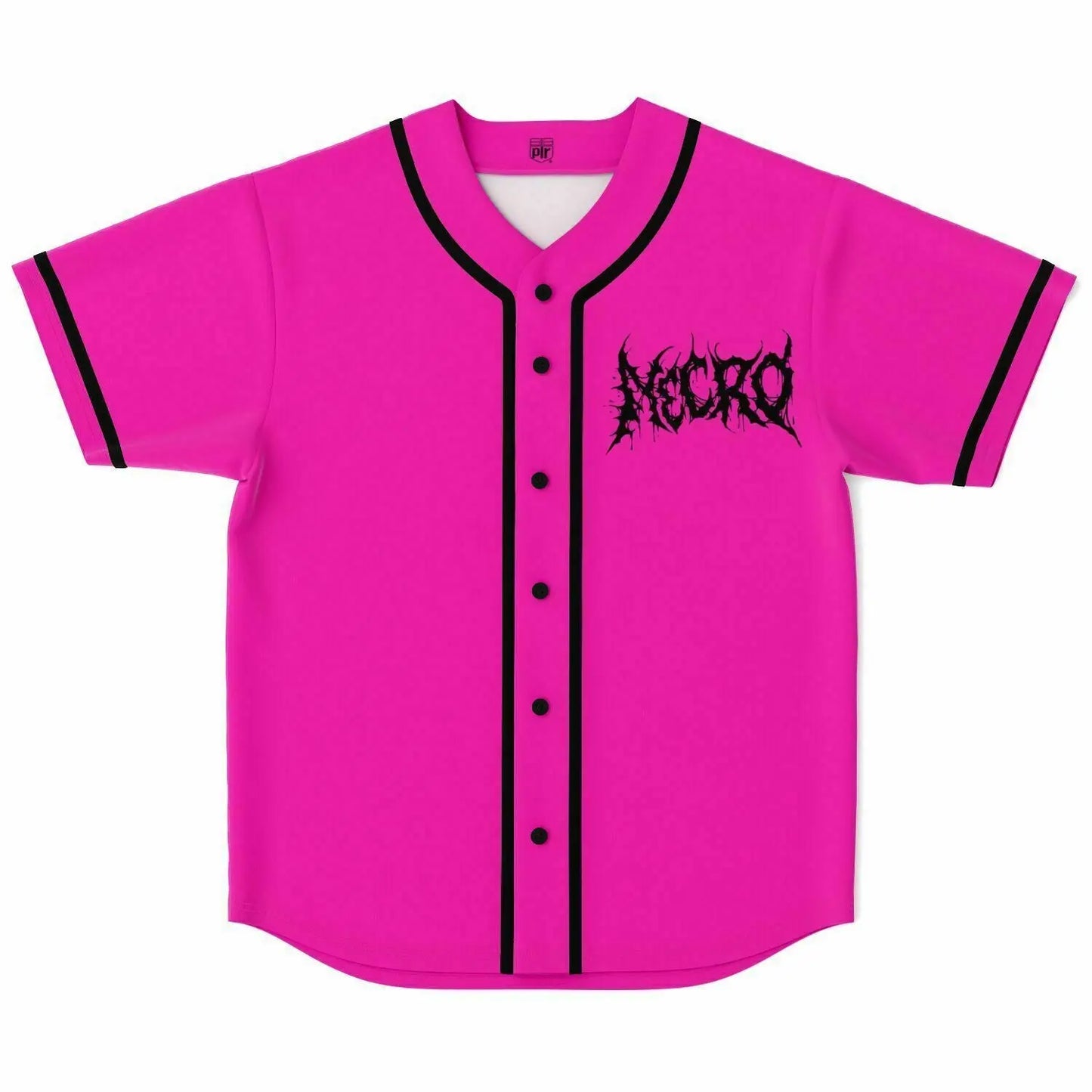 Necro - Death Metal Logo - Baseball Jersey NECRO SUPER STORE
