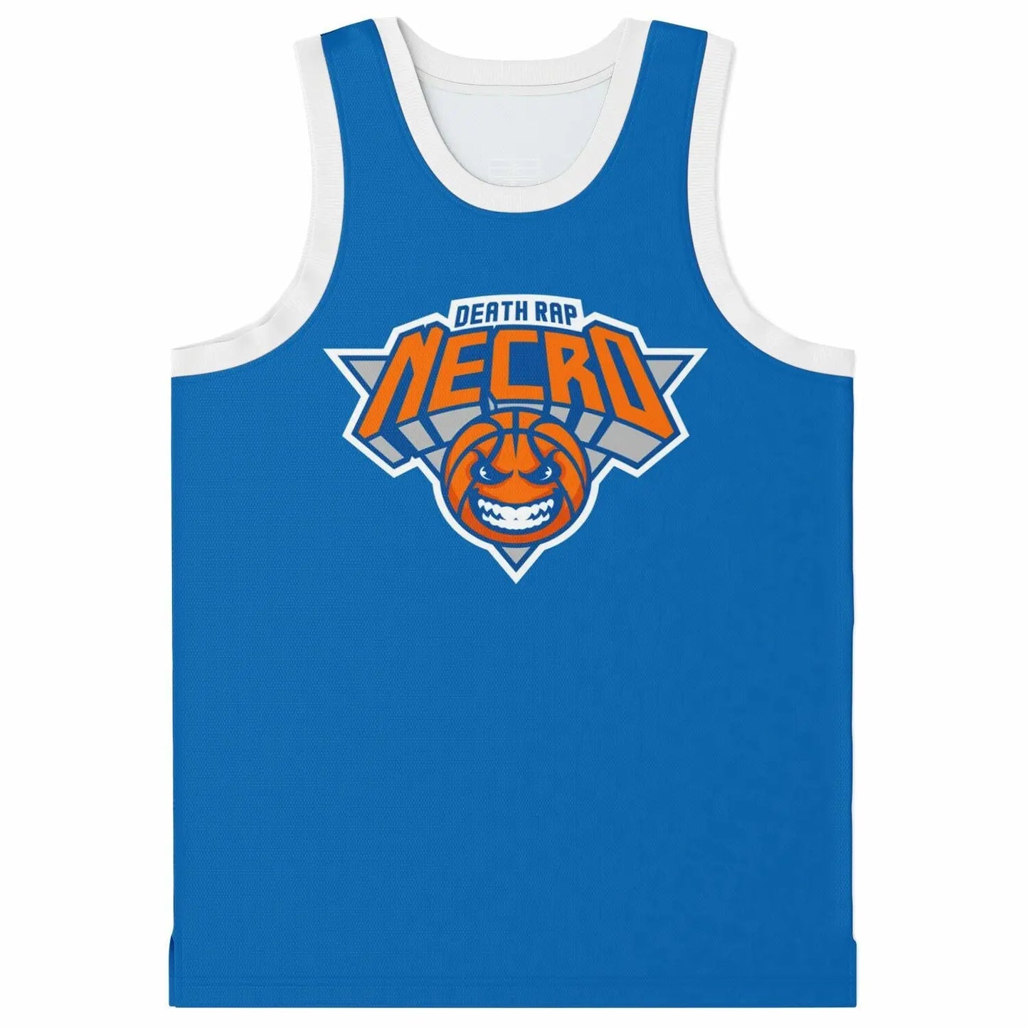 Necro - Knicks Colors - Basketball Jersey NECRO SUPER STORE
