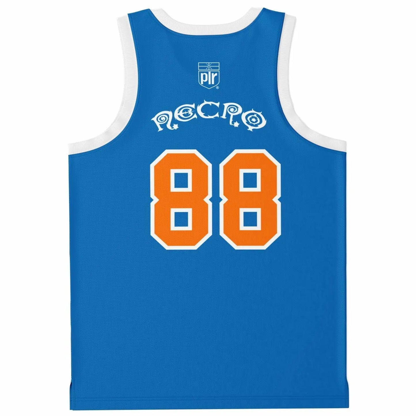 Necro - Knicks Colors - Basketball Jersey NECRO SUPER STORE