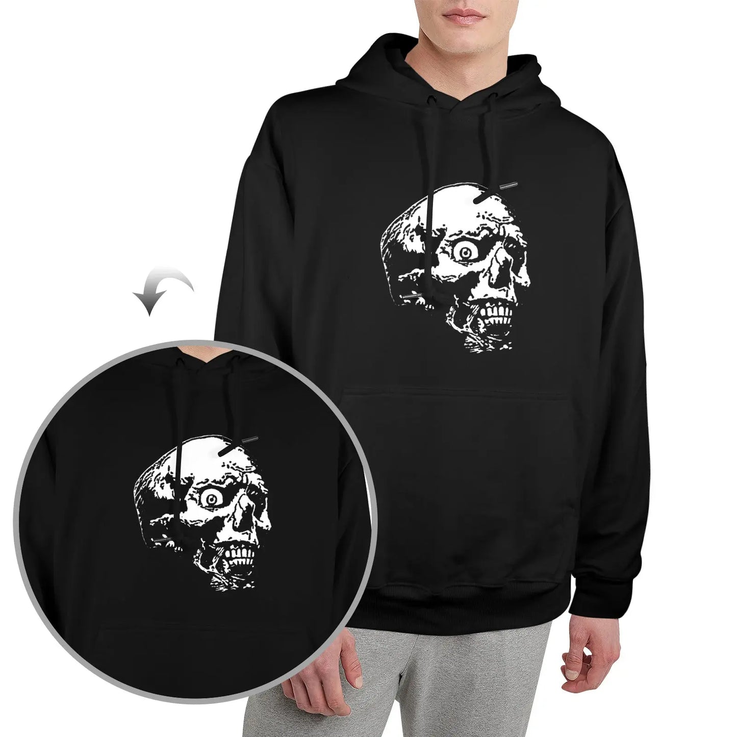 Men's Glow in the Dark Hoodie interestprint
