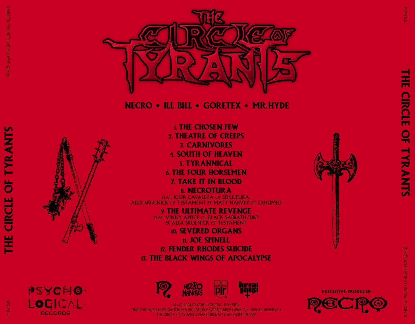 The Circle Of Tyrants CD - NECRO SUPER STORE