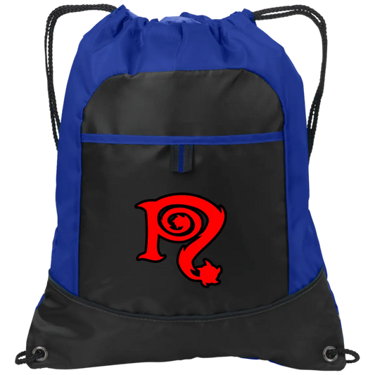 Necro - Red N Blue/Blk - Pocket Cinch Pack Bag NECRO SUPER STORE