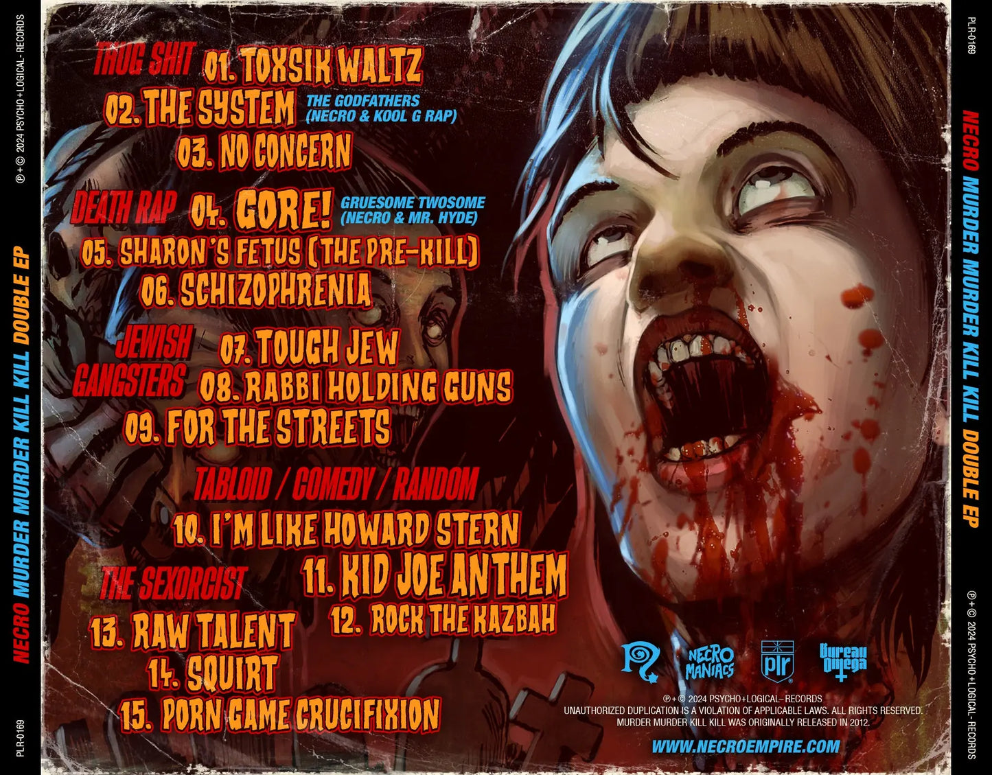 NECRO - The Murder Murder Kill Kill Double EP CD - NECRO SUPER STORE