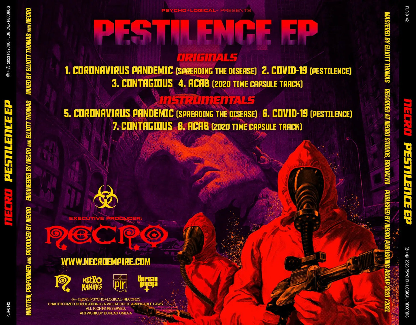 NECRO - Pestilence EP CD NECRO SUPER STORE