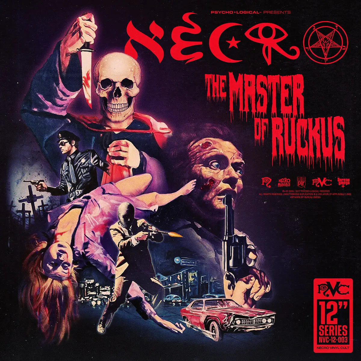 NECRO - Stories Of The Almost Dead / The Master Of Ruckus 12" Vinyl Single NECRO SUPER STORE