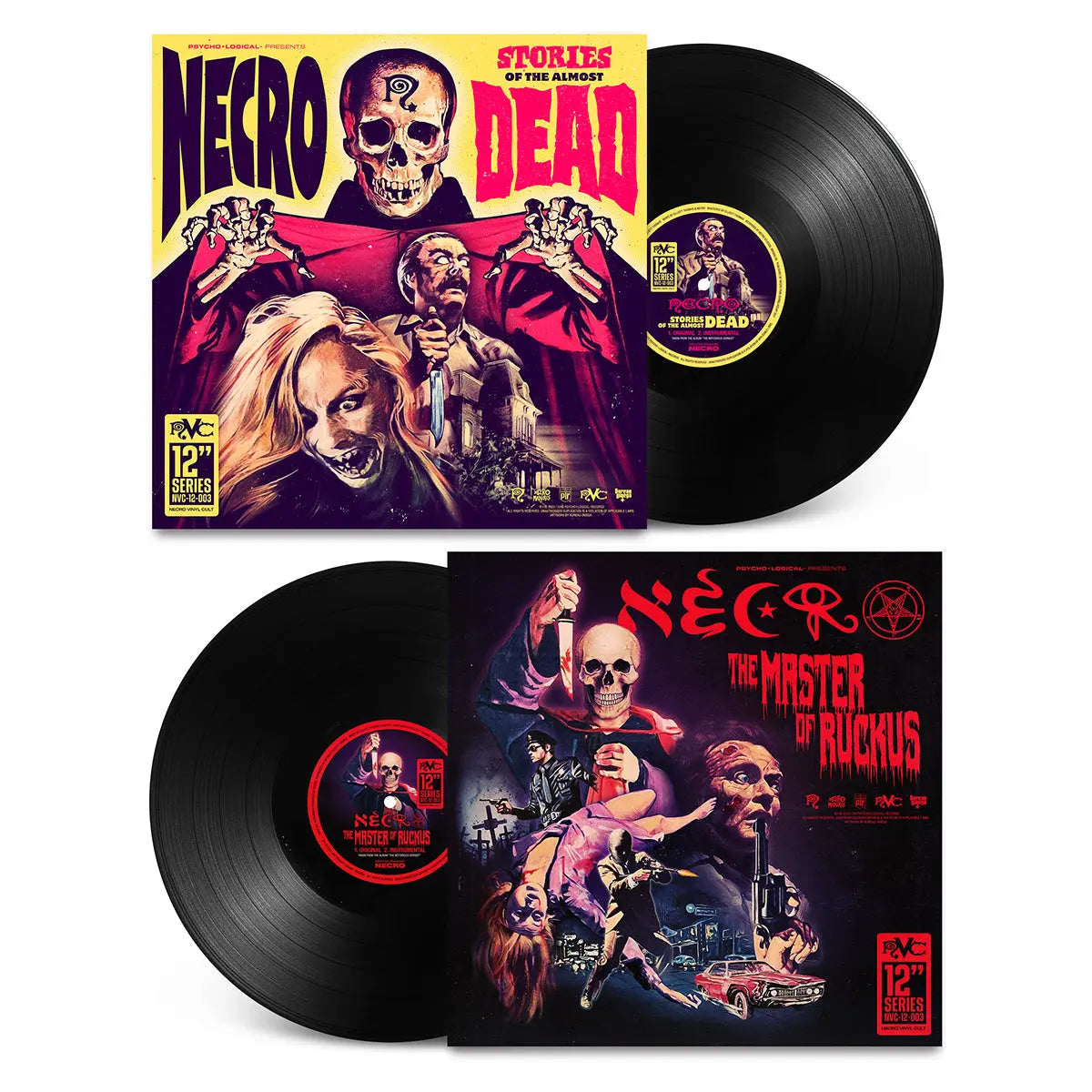 NECRO - Stories Of The Almost Dead / The Master Of Ruckus 12" Vinyl Single NECRO SUPER STORE
