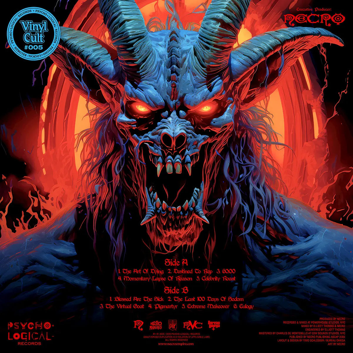 The Art Of Dying Instrumentals Vinyl Album NECRO SUPER STORE
