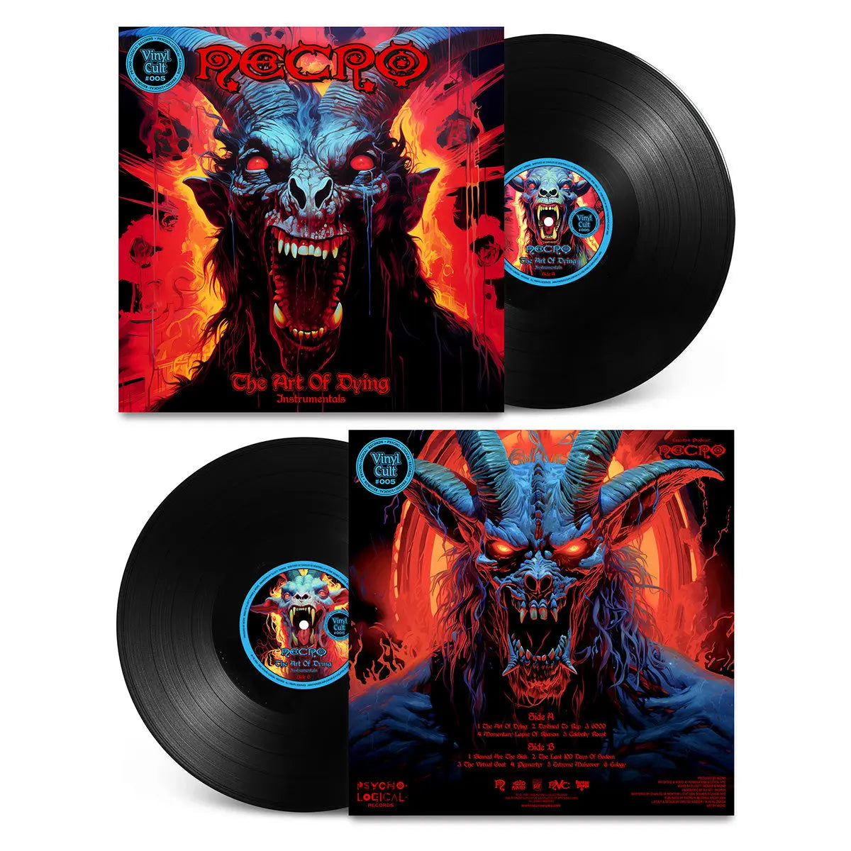 The Art Of Dying Instrumentals Vinyl Album NECRO SUPER STORE