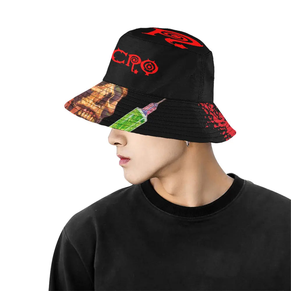 Necro - The Pre-Fix For Death - Men's All Over Print Bucket Hat NECRO SUPER STORE