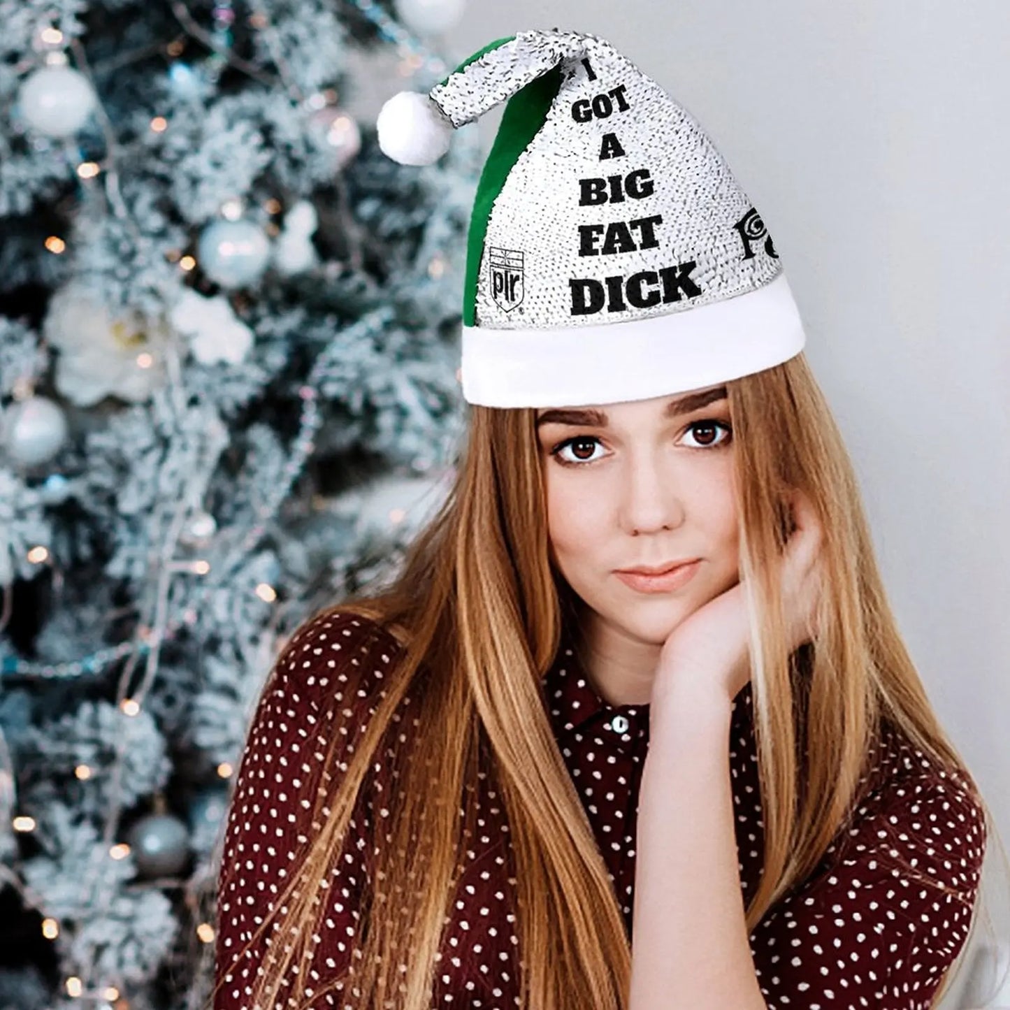 Christmas Sequin Hat Christmas hat Interestprint