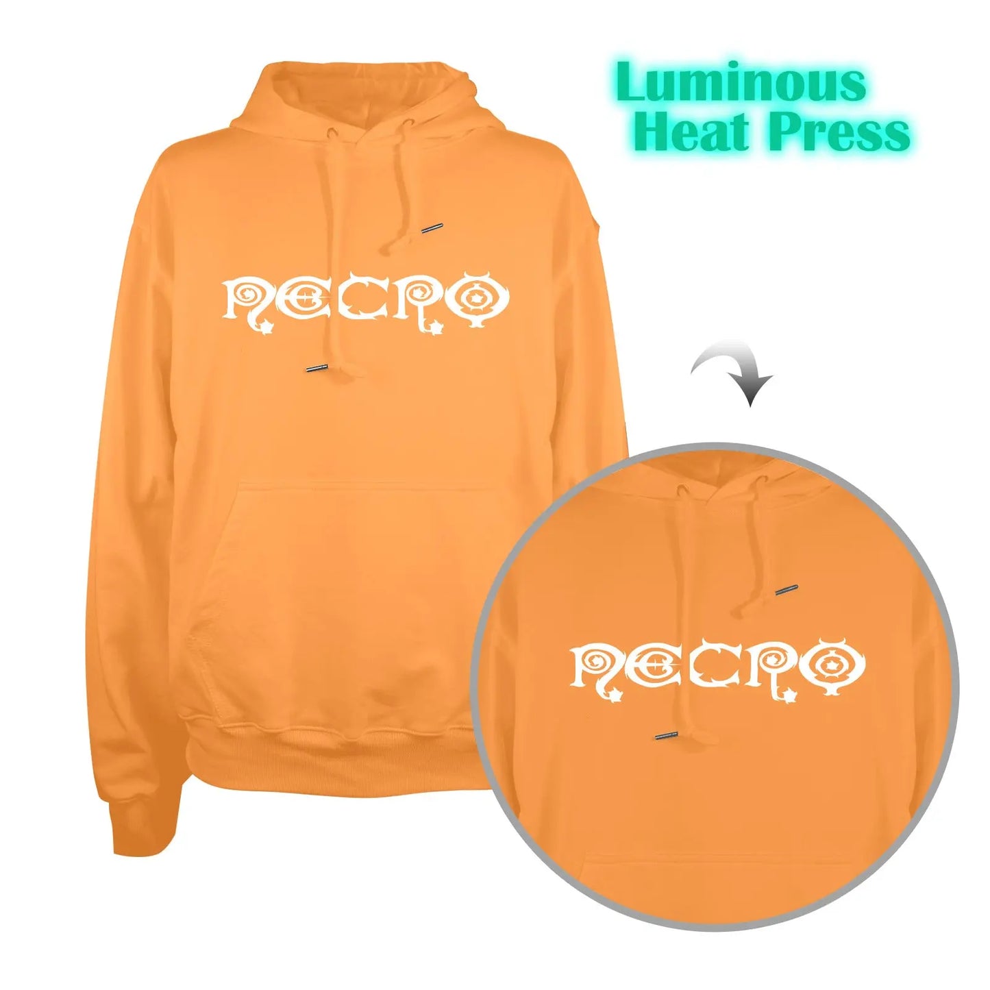 Men's Glow in the Dark Hoodie interestprint