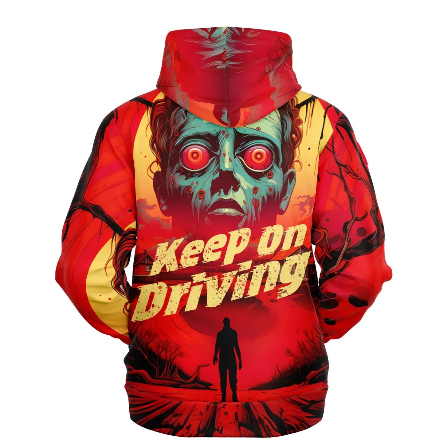 Necro - Keep On Driving - Athletic Hoodie - AOP NECRO SUPER STORE