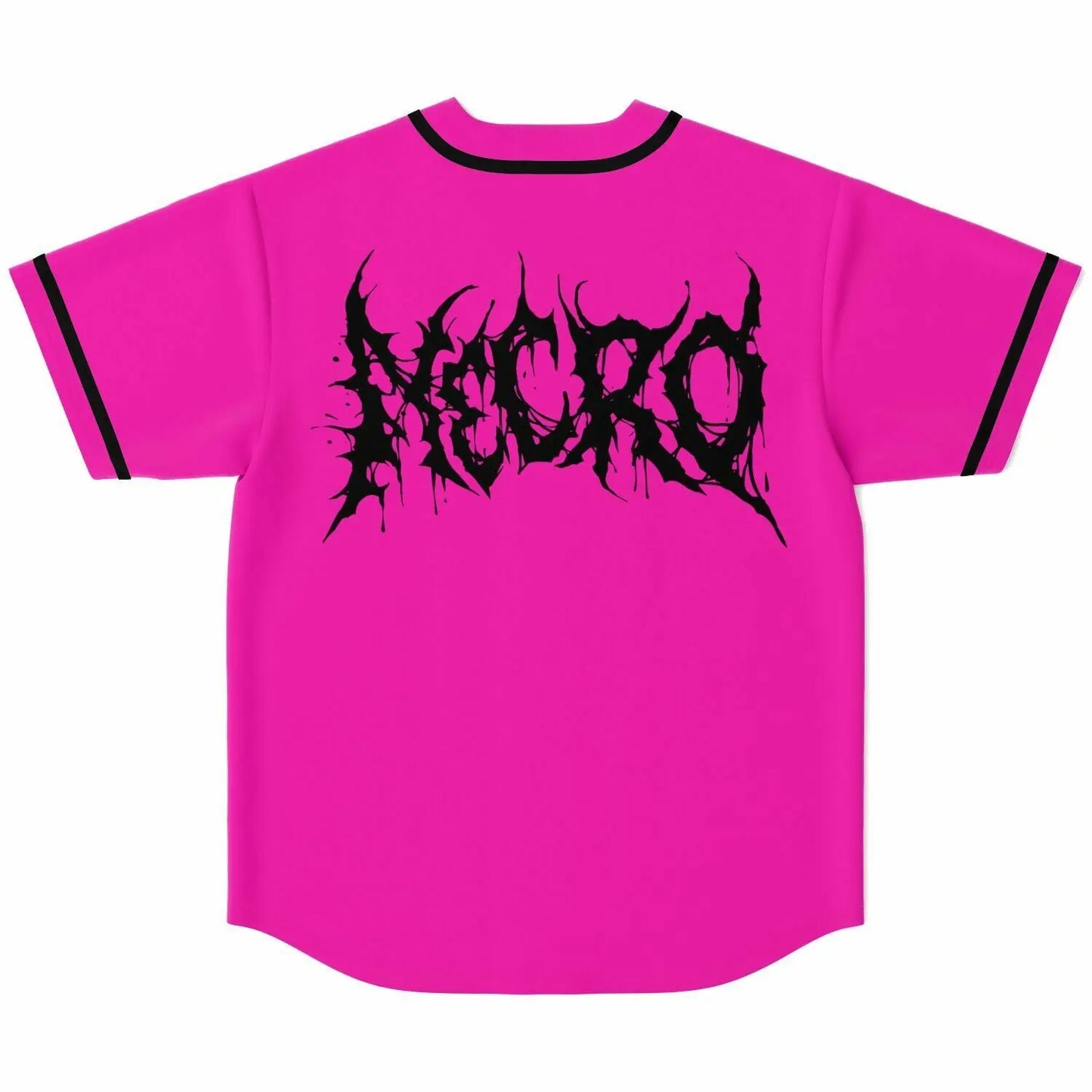 Necro - Death Metal Logo - Baseball Jersey NECRO SUPER STORE