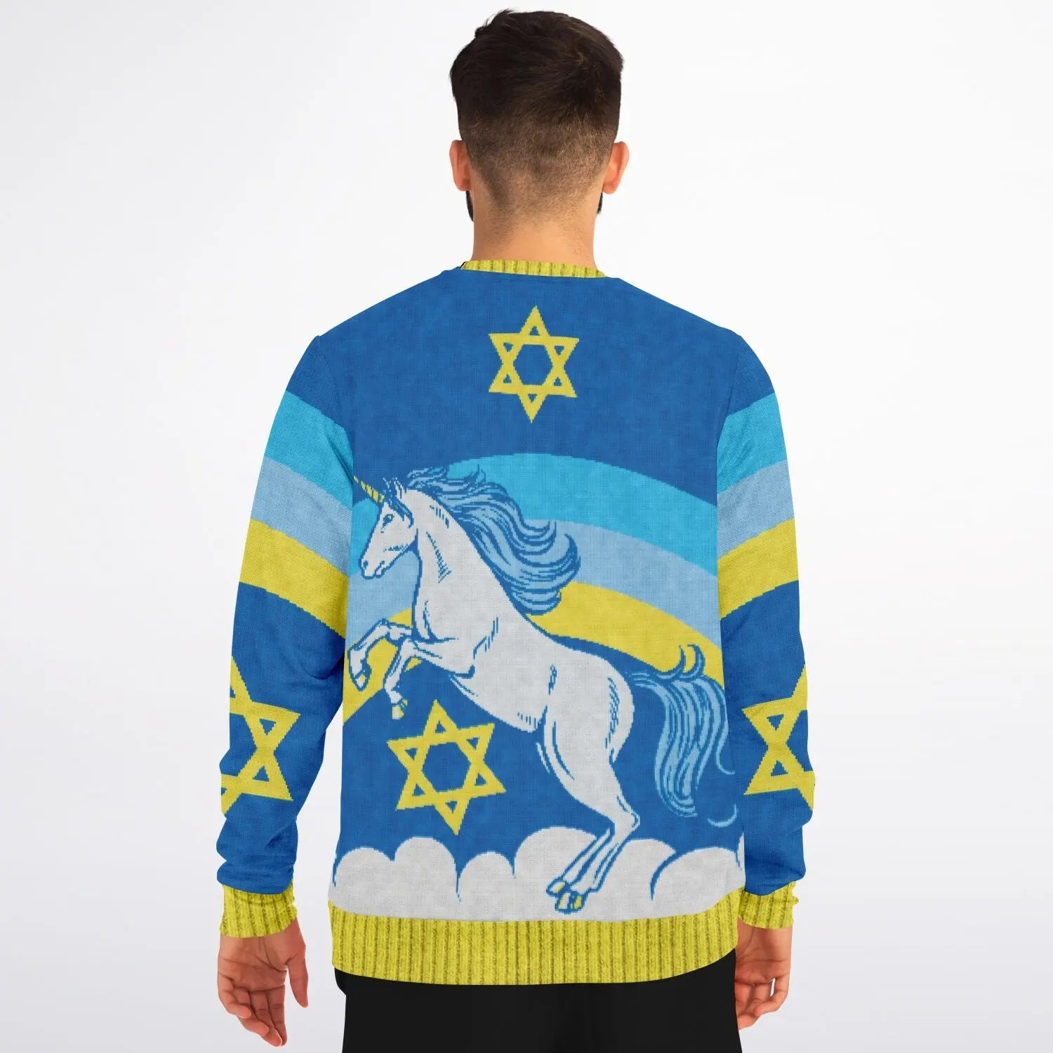 Jewnicorn - Ugly Christmas Sweatshirt NECRO SUPER STORE