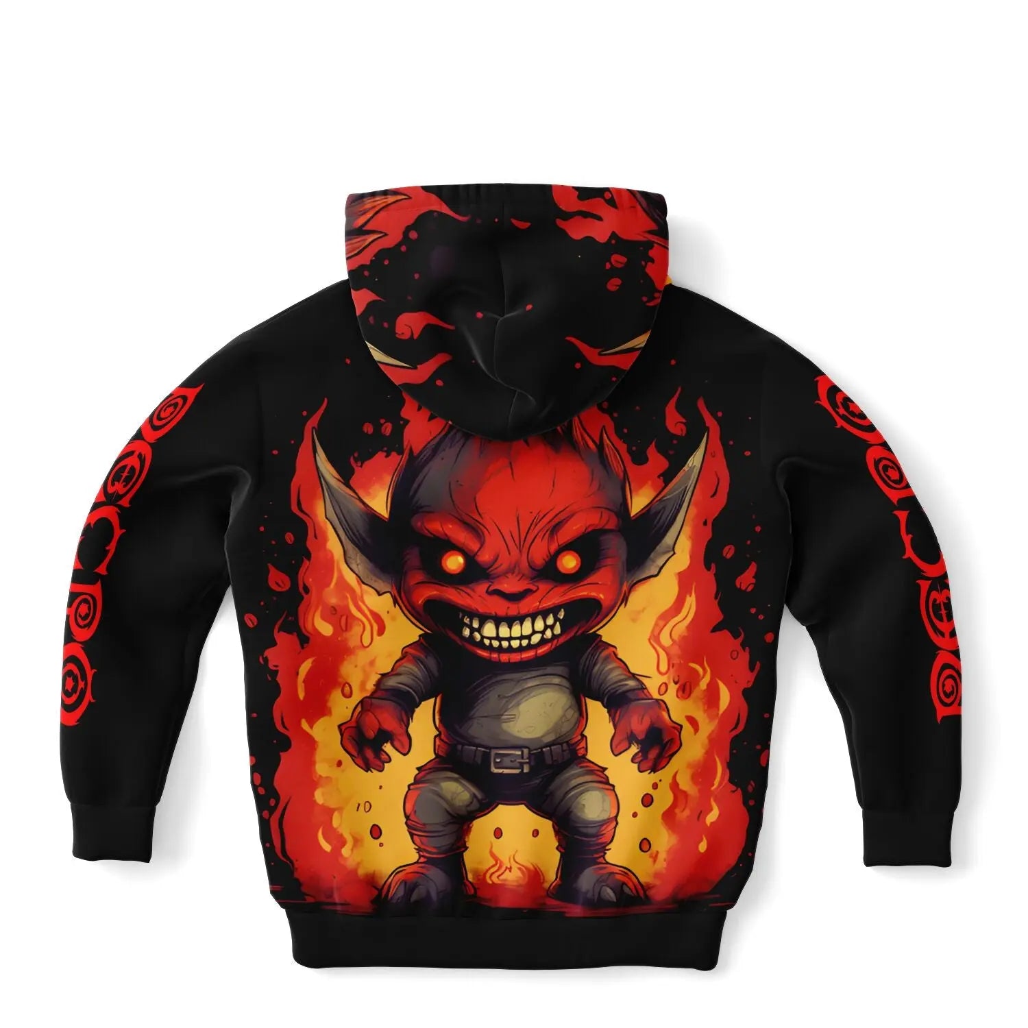 Necro - Little Demon - Athletic Kids Hoodie NECRO SUPER STORE