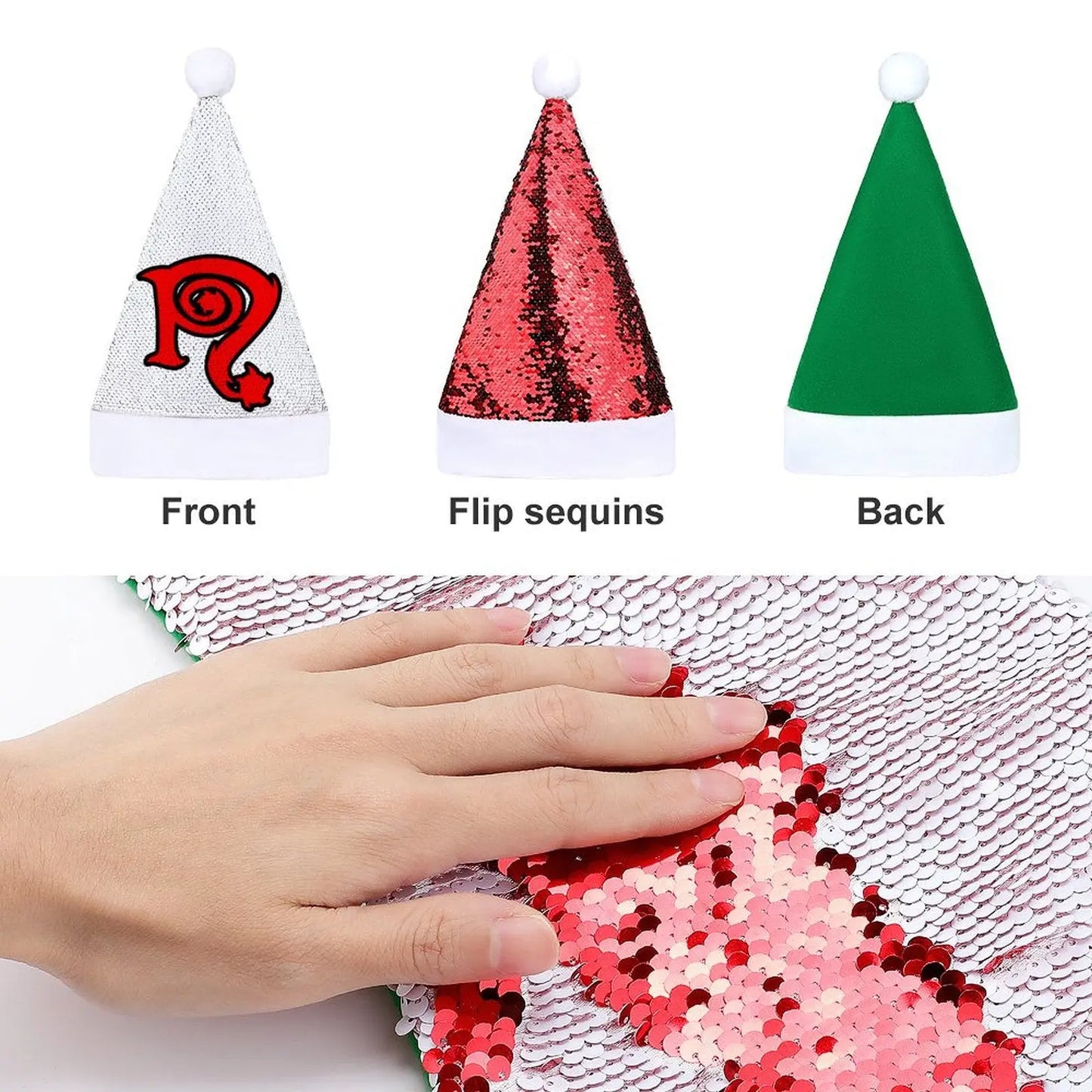 Christmas Sequin Hat Christmas hat Interestprint