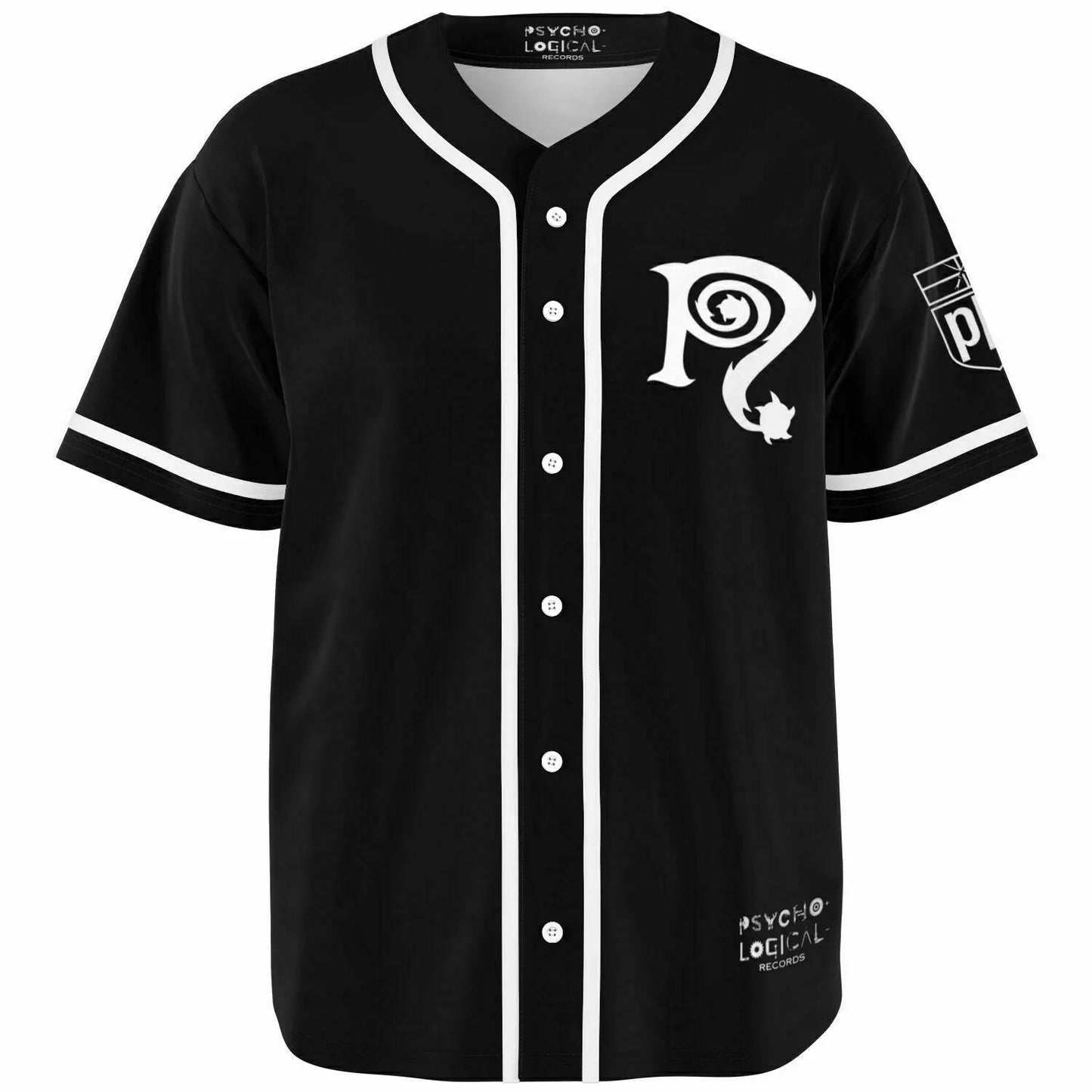 Necro - Blk/Wht Baseball Jersey NECRO SUPER STORE