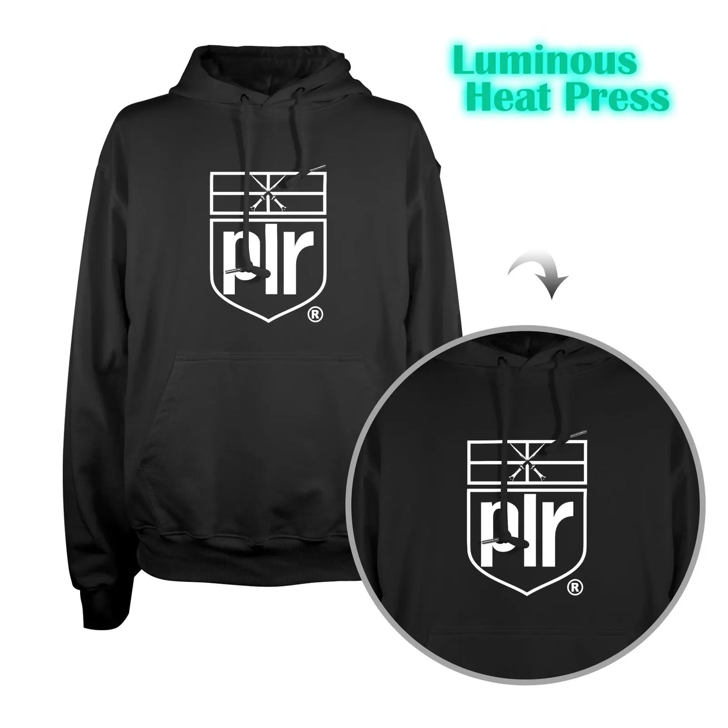 Men's Glow in the Dark Hoodie interestprint