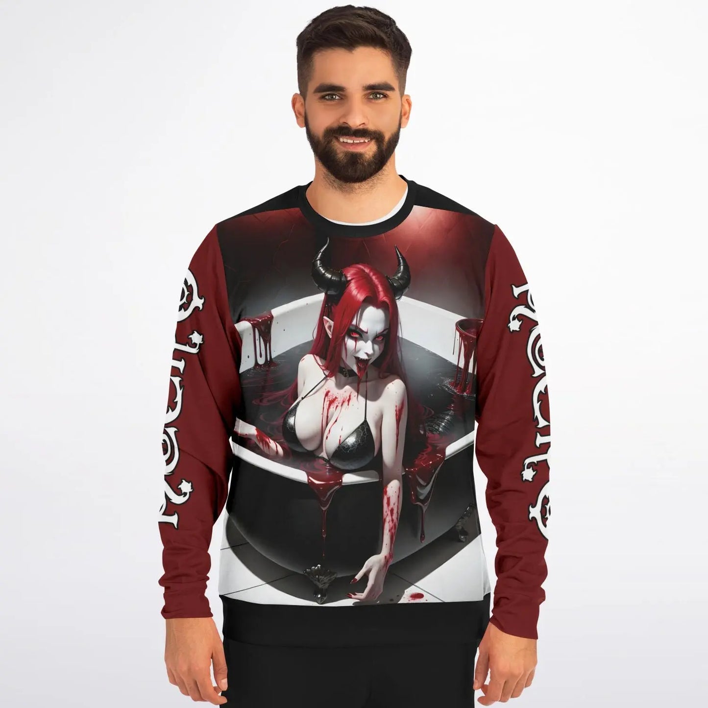 Necro - Evil Succubus - Fashion Sweatshirt NECRO SUPER STORE