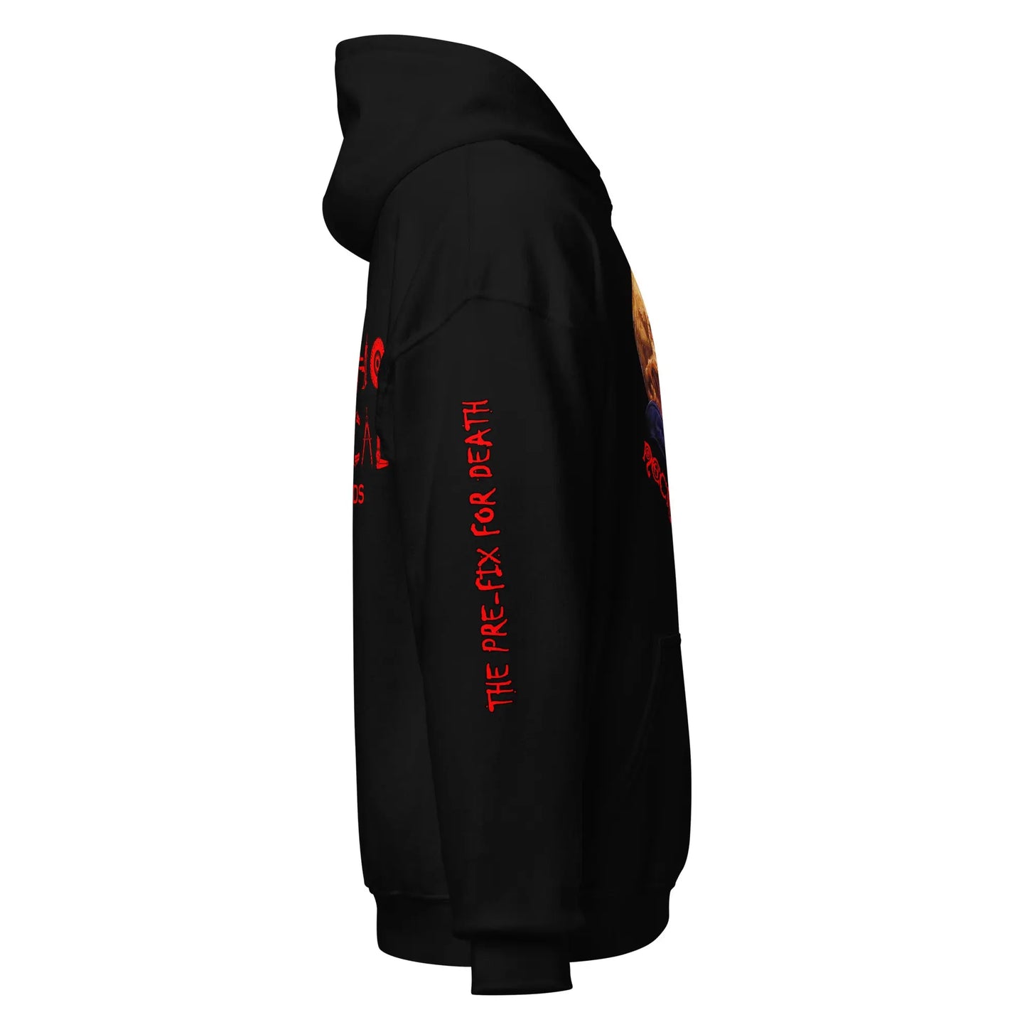 Necro - The Pre-Fix For Death - Hoodie - Front, Back & Arm Prints NECRO SUPER STORE