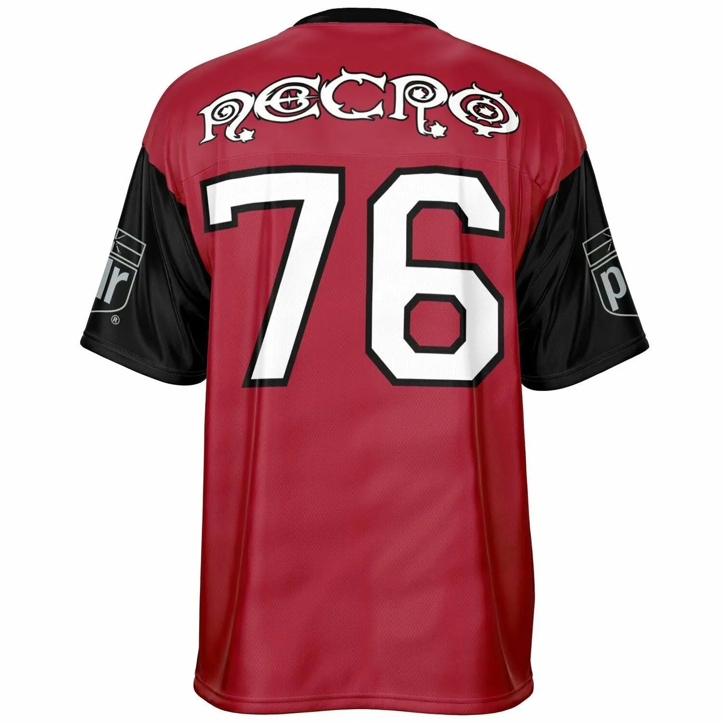 NECRO - N Symbol - Football Jersey (Atlanta Falcons Colors) NECRO SUPER STORE