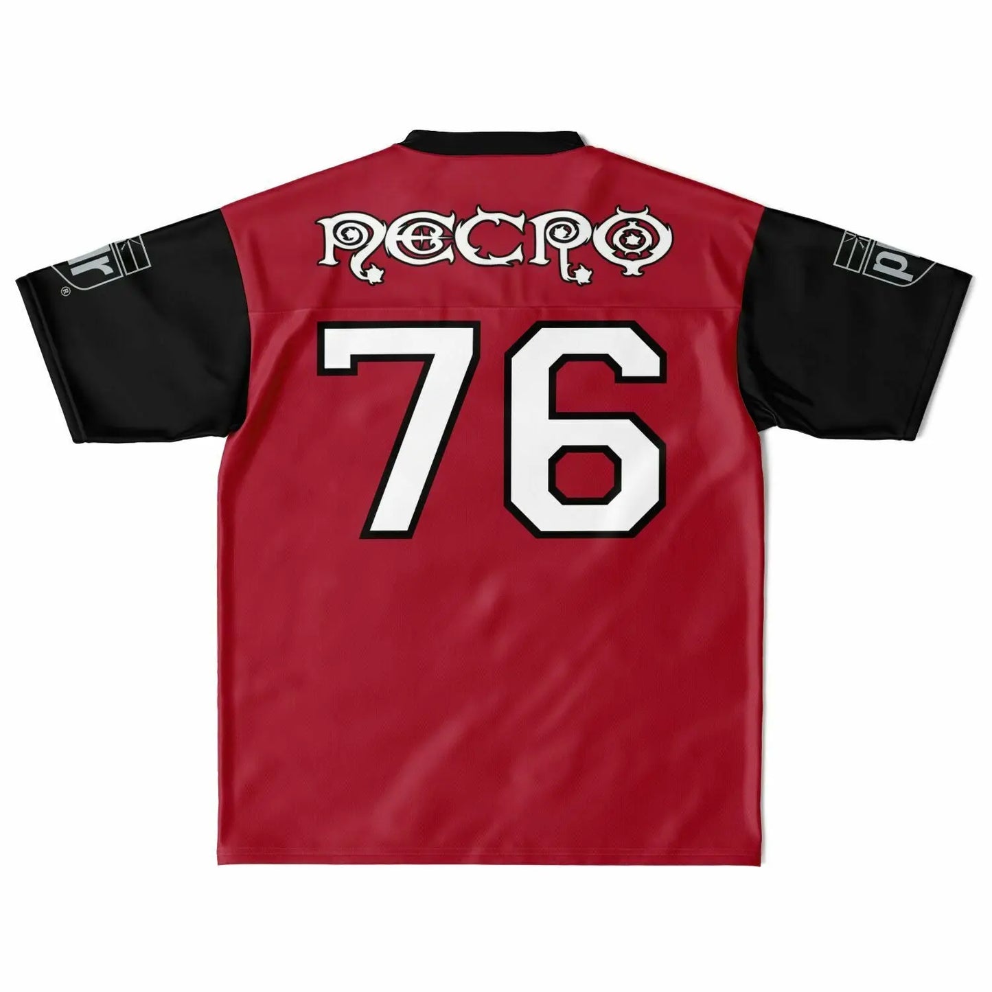 NECRO - N Symbol - Football Jersey (Atlanta Falcons Colors) NECRO SUPER STORE