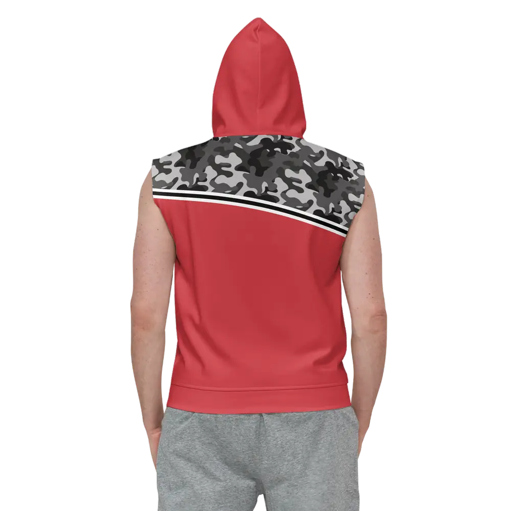 Necro - Black Logo Camo - Sleeveless Hoodie NECRO SUPER STORE